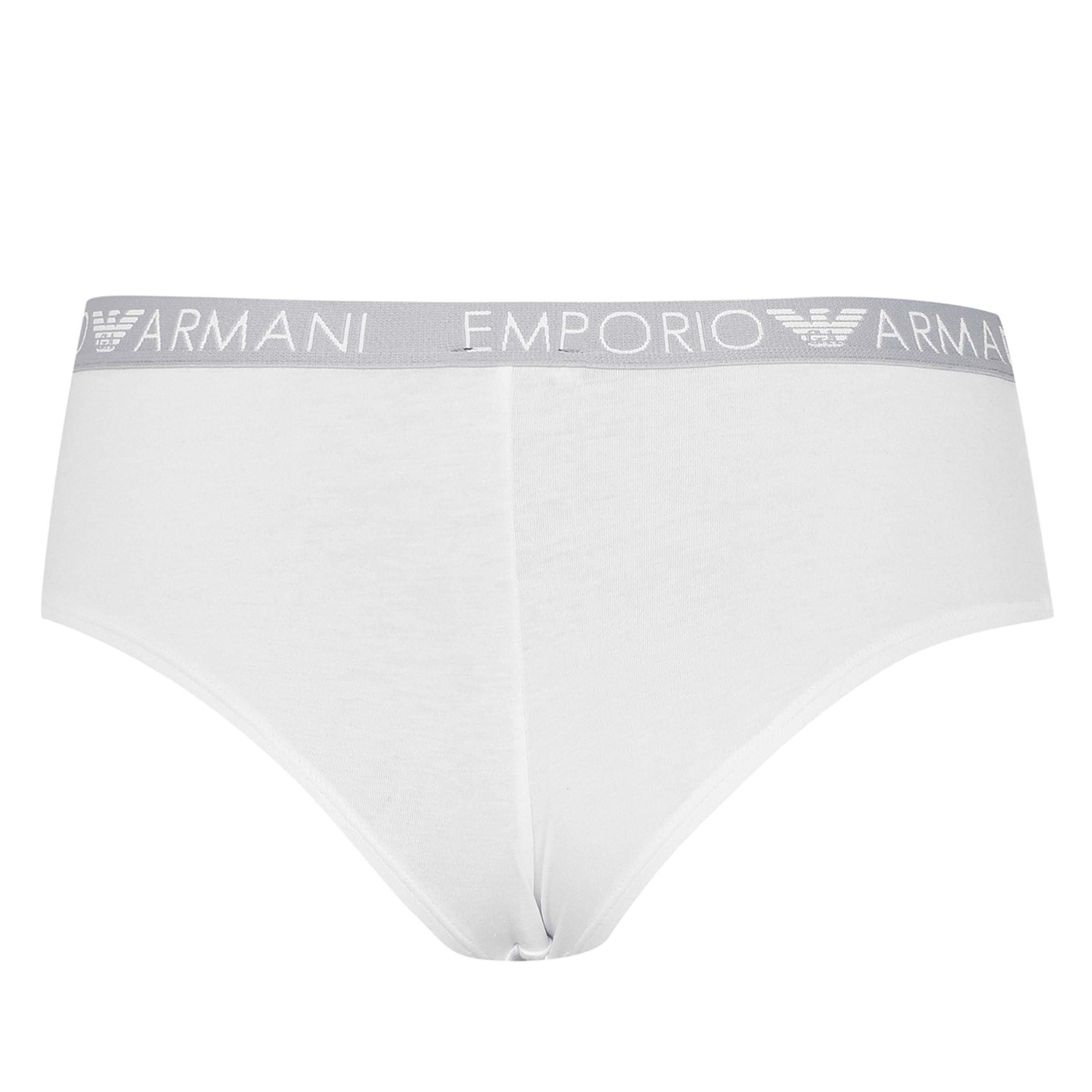 Wht/Blk 00911 - Emporio Armani - 2 Pack Cheeky Pants - 9