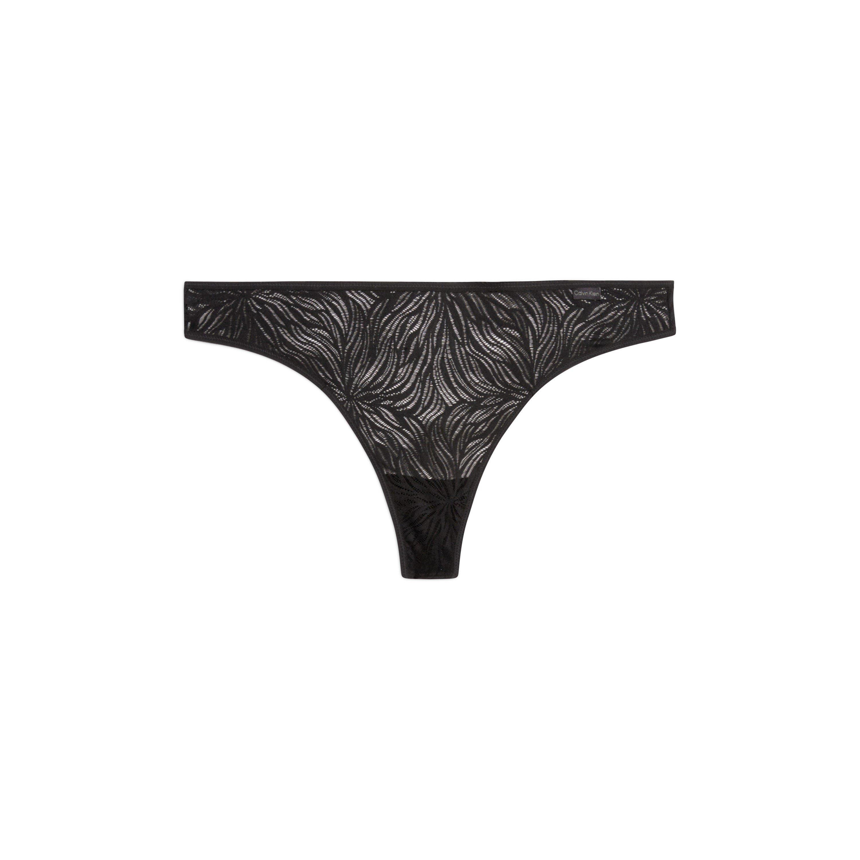 Nero 001 - Calvin Klein - Sheer Marq Thong - 6