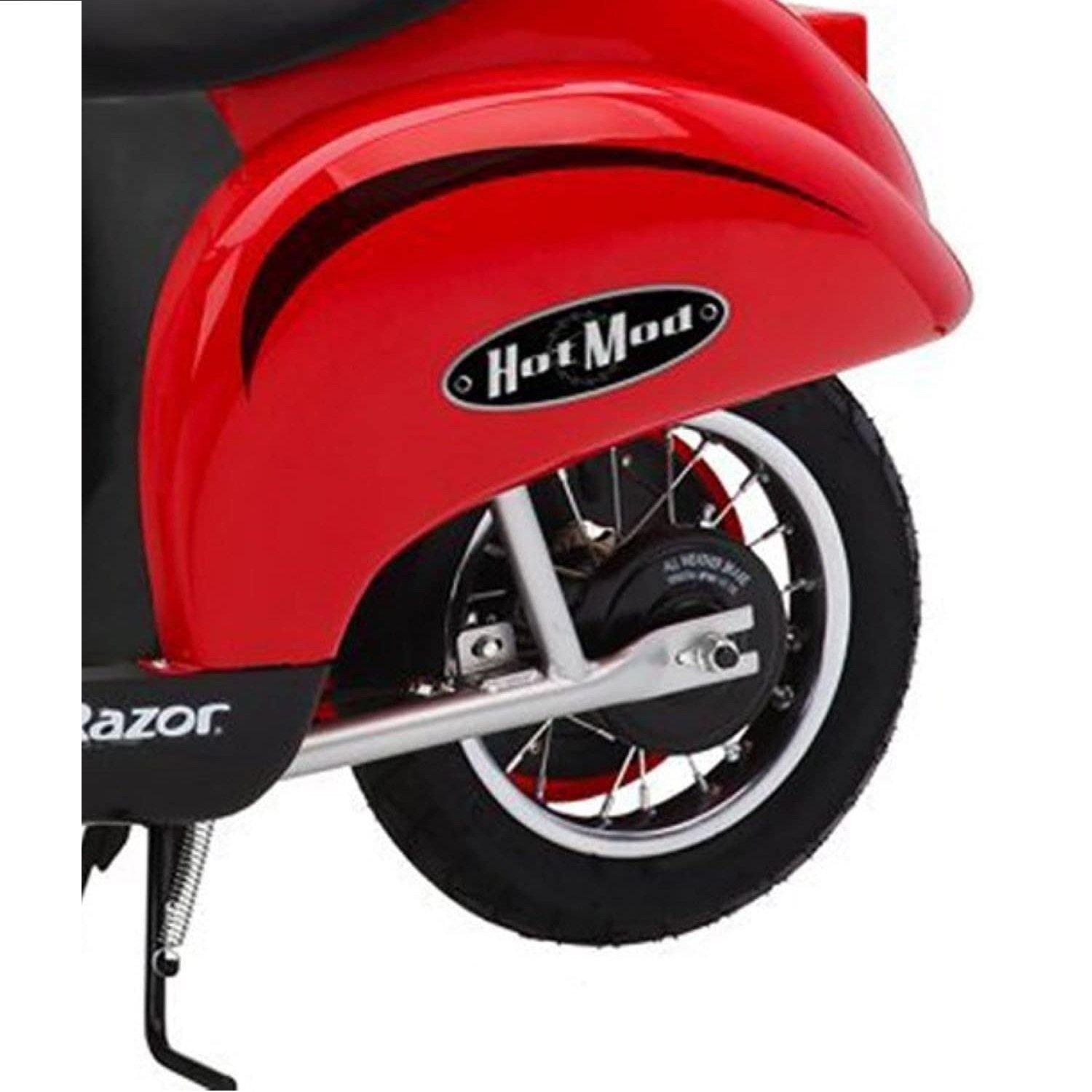 Red - Razor - Pocket Mod Hot Rod 24 Volt - 4