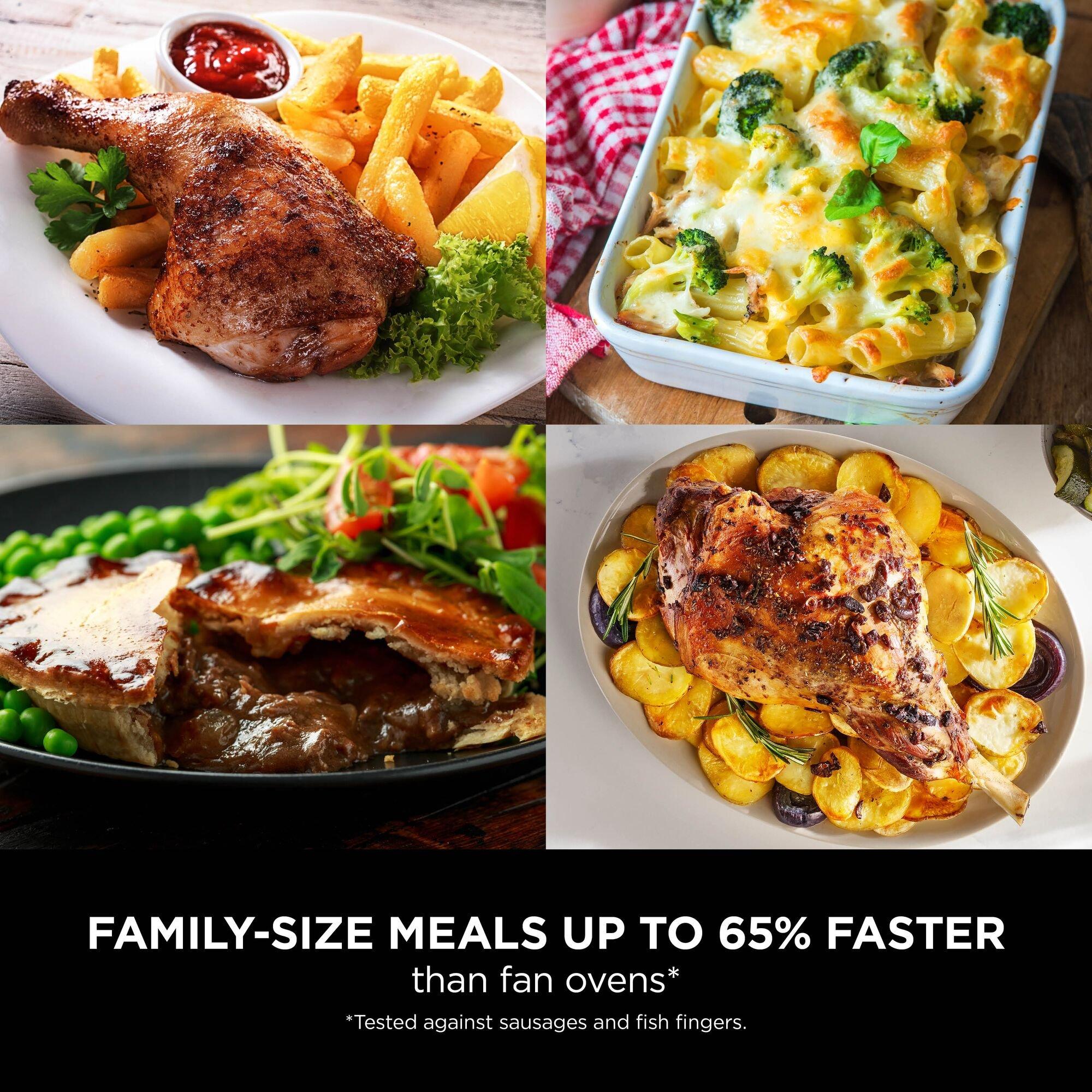 Black - Ninja - Foodi FlexDrawer Air Fryer 10.4L AF500UK - 8