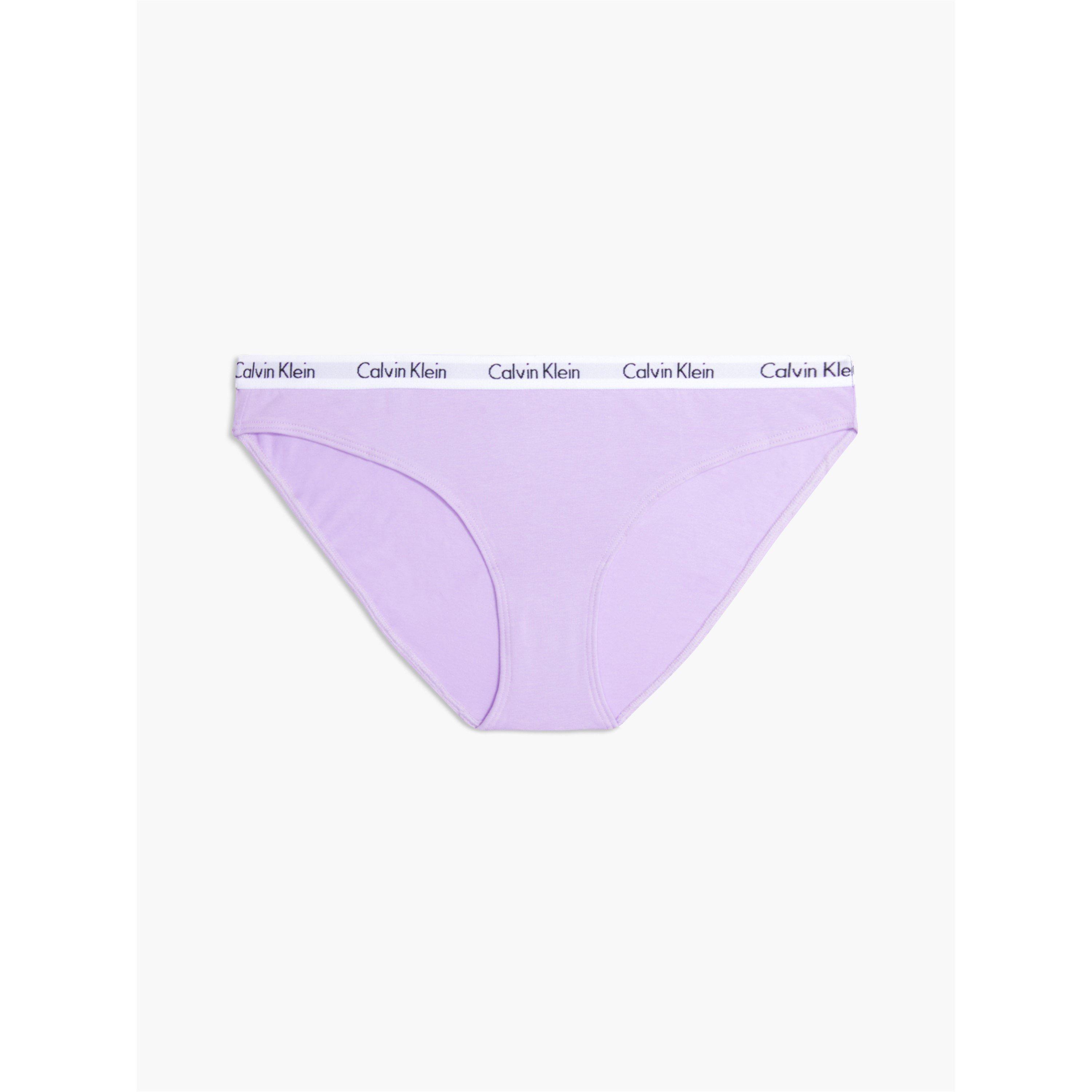 Calvin Klein Women's Carousel Bikini Bottoms - Pastel Lilac - 14 (L)
