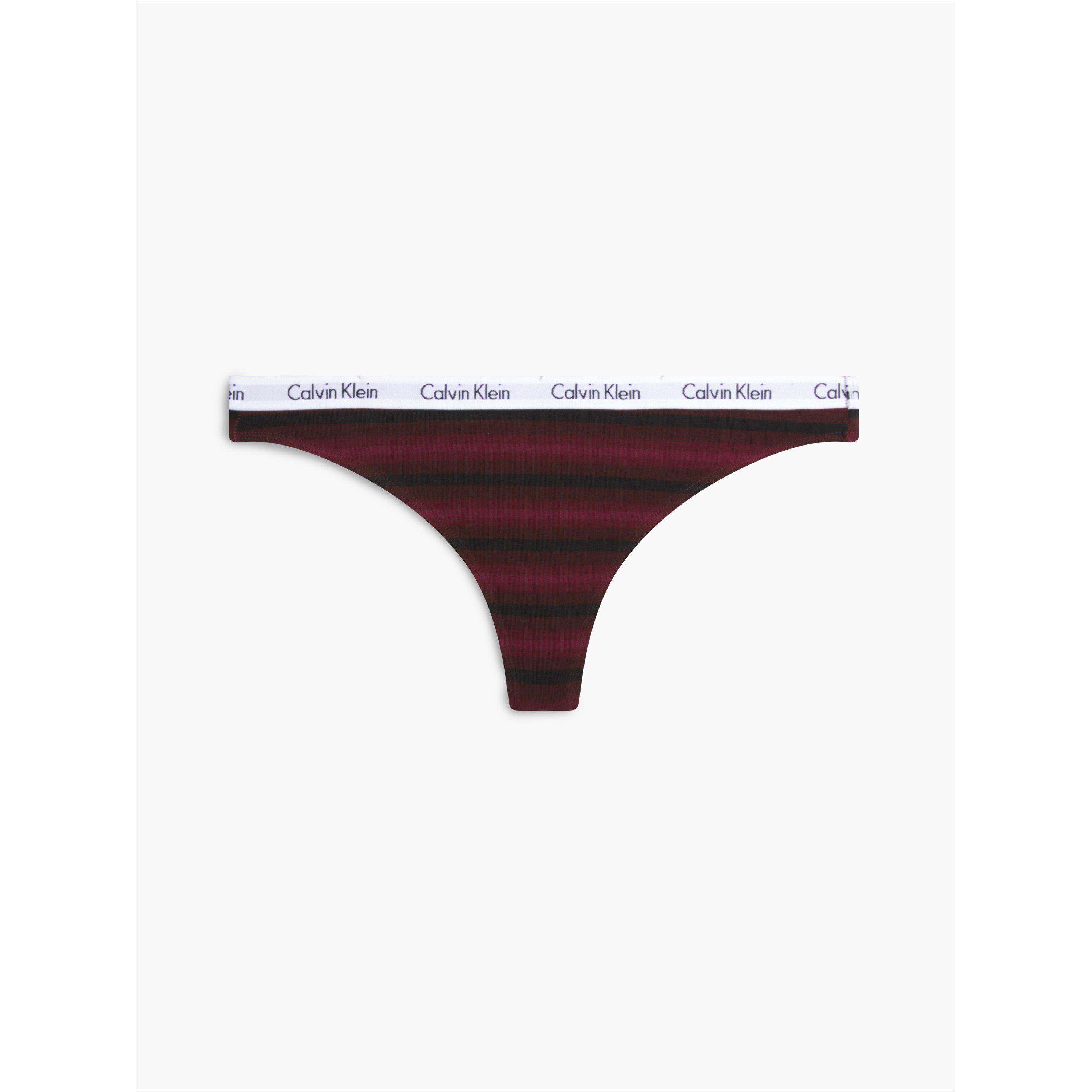 Calvin Klein Women's Carousel Thong - Tawny Port - 14 (L)