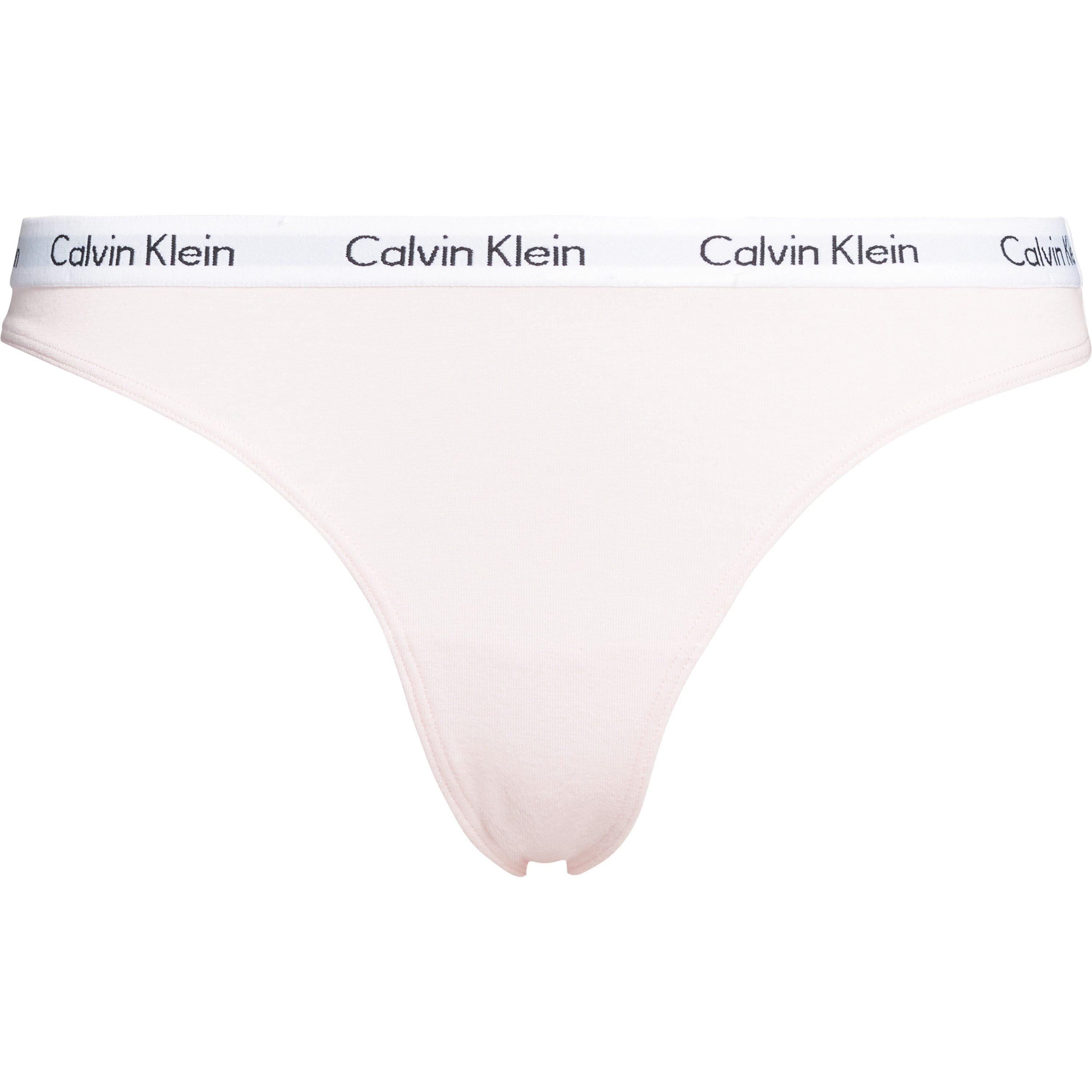 Calvin Klein Women's Carousel Thong - Nymphs Thigh2nt - 14 (L)