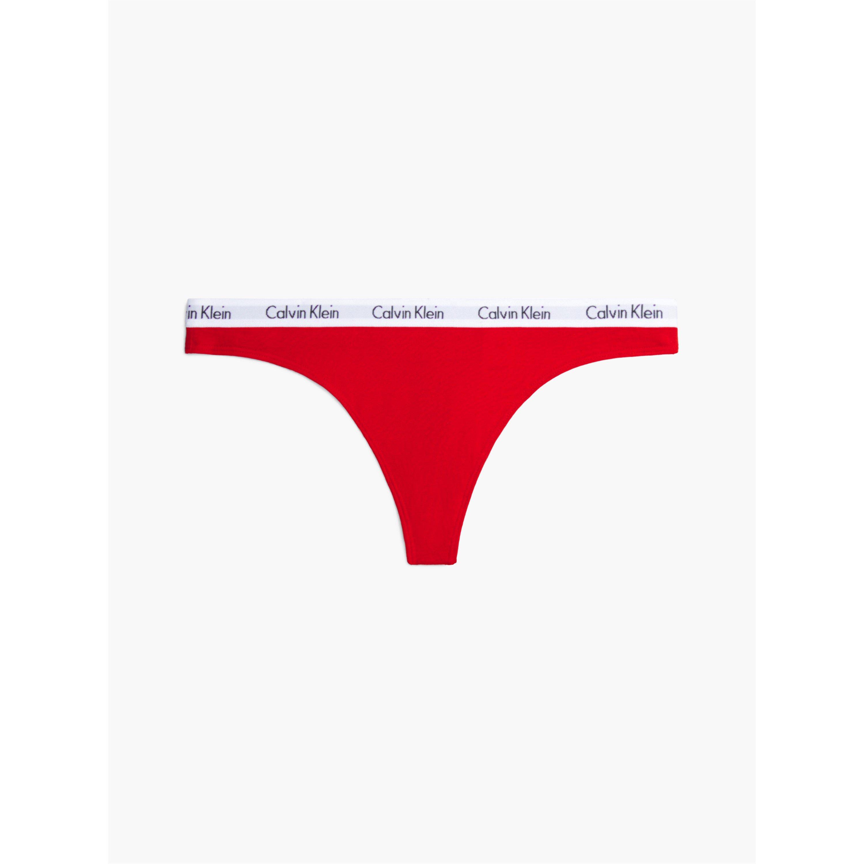 Calvin Klein Women's Carousel Thong - Rouge - 14 (L)