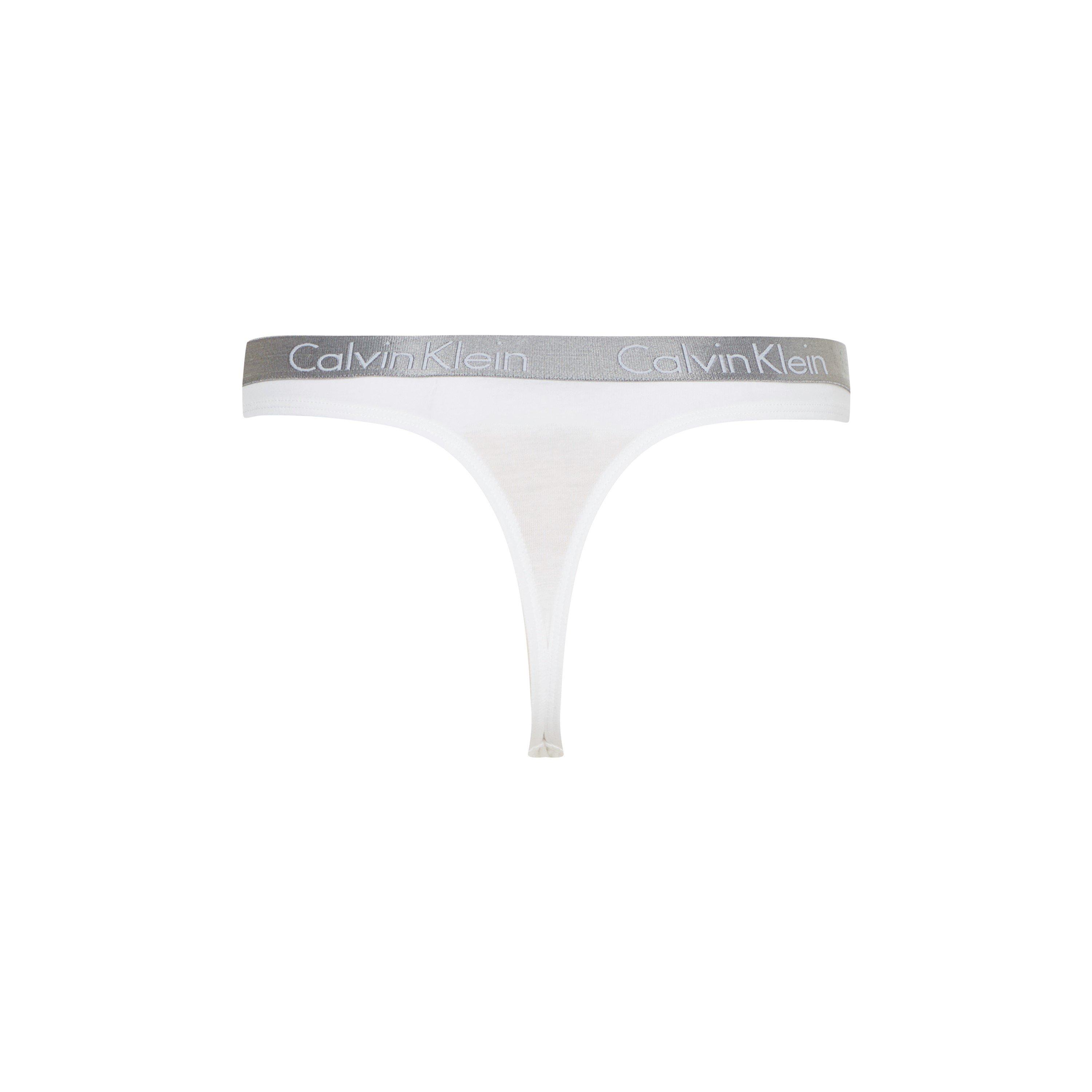 Blanco 100 - Calvin Klein - Radiant cotton thong - 2
