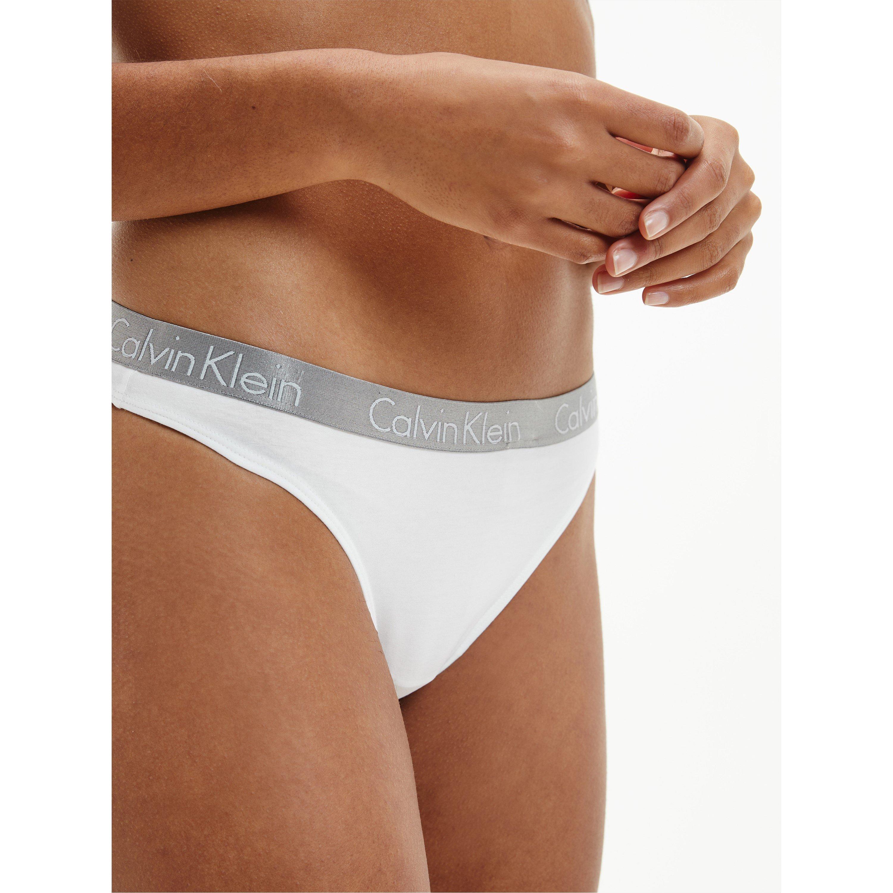 Blanco 100 - Calvin Klein - Radiant cotton thong - 4