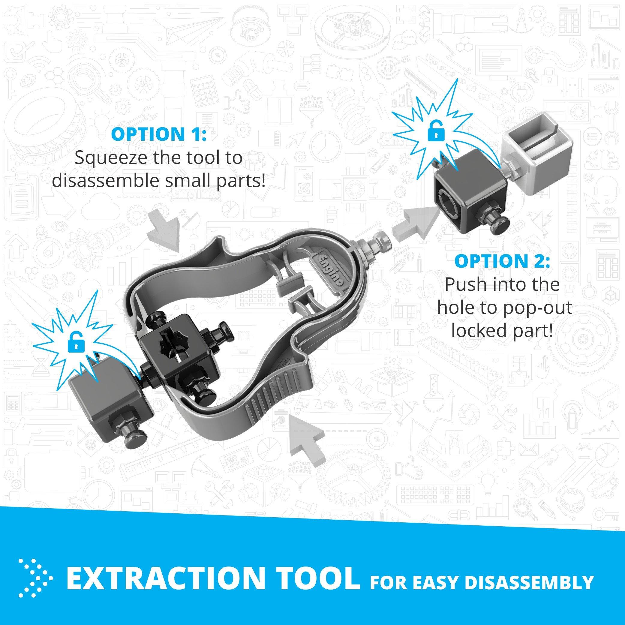 Multi - Engino - Inventor Mechanics Space Shuttle w 5 Models - 6