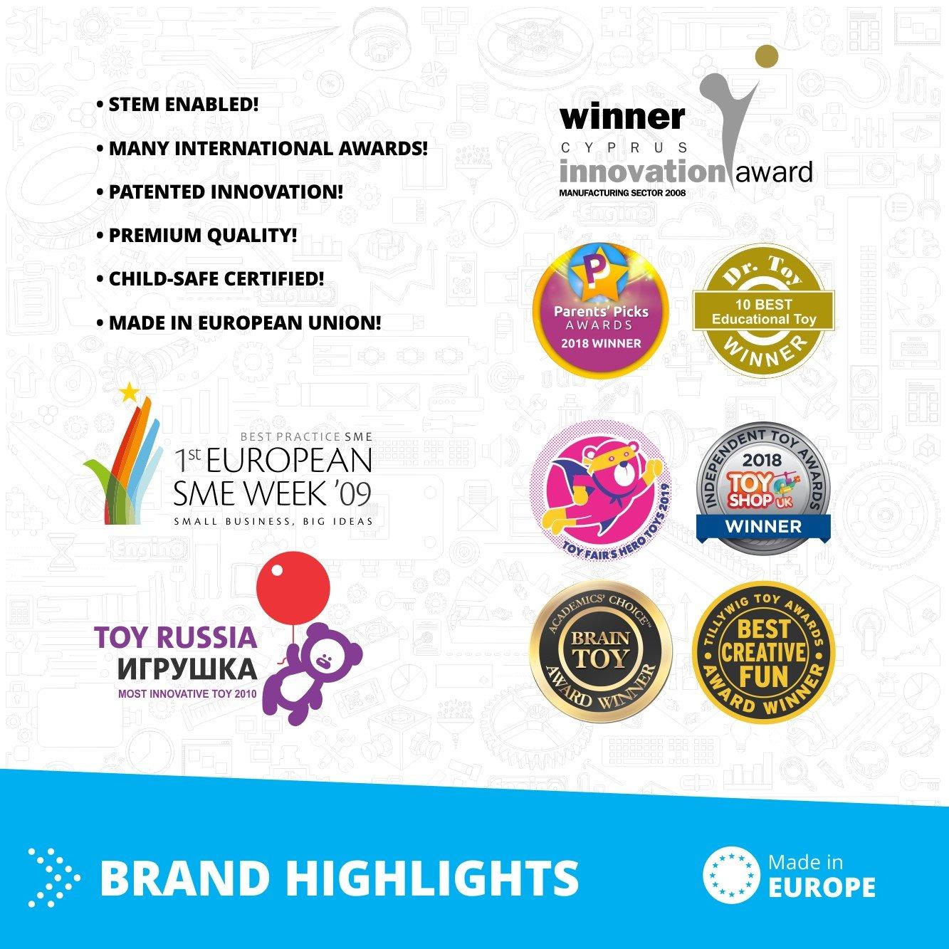 Multi - Engino - Inventor Motorized 4 Wheeled Extreme bike w 10 mod - 5