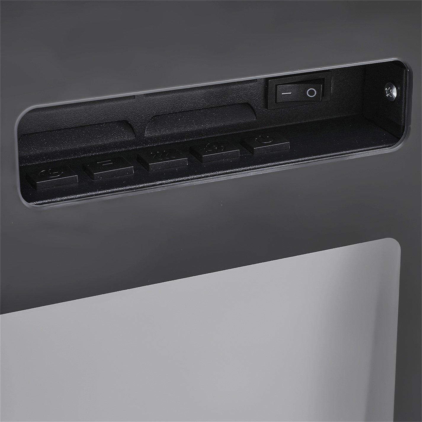 White - Kabinet UK - Recessed Electric Fireplace TV Stand - 10