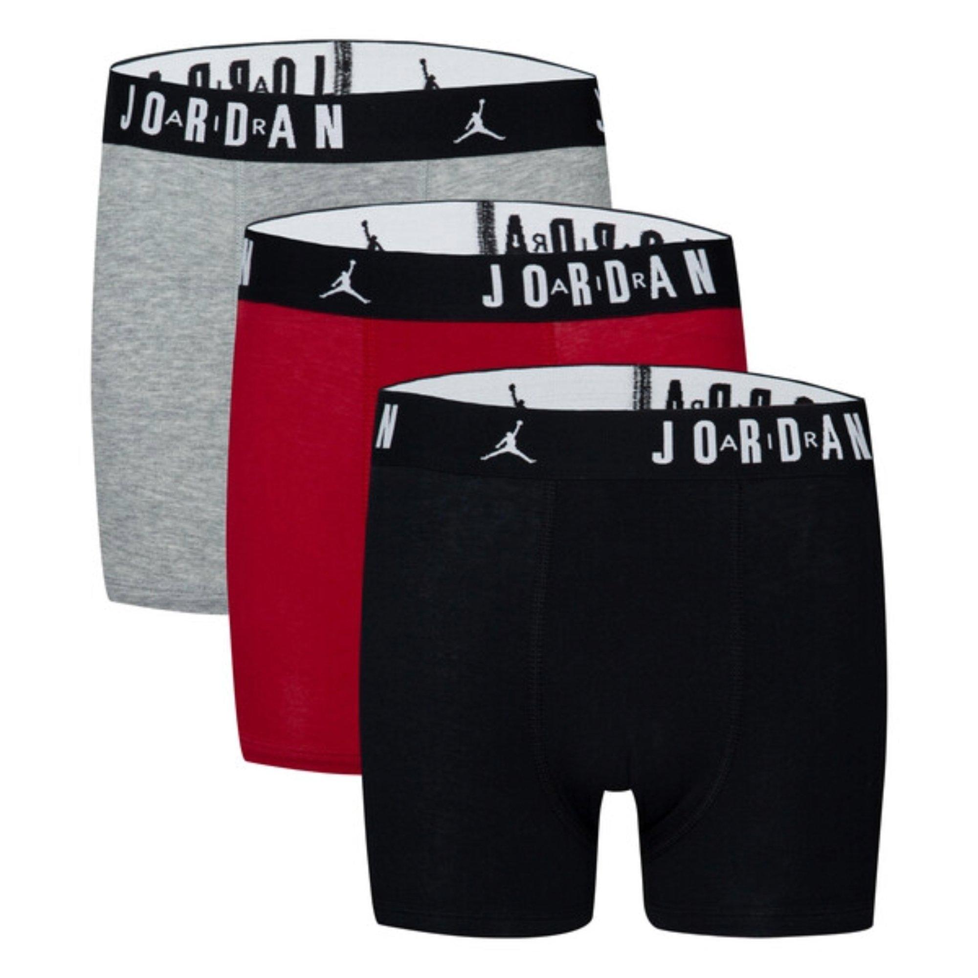 Blk/Grey/Red - Air Jordan - Kids Cotton Core Boxers