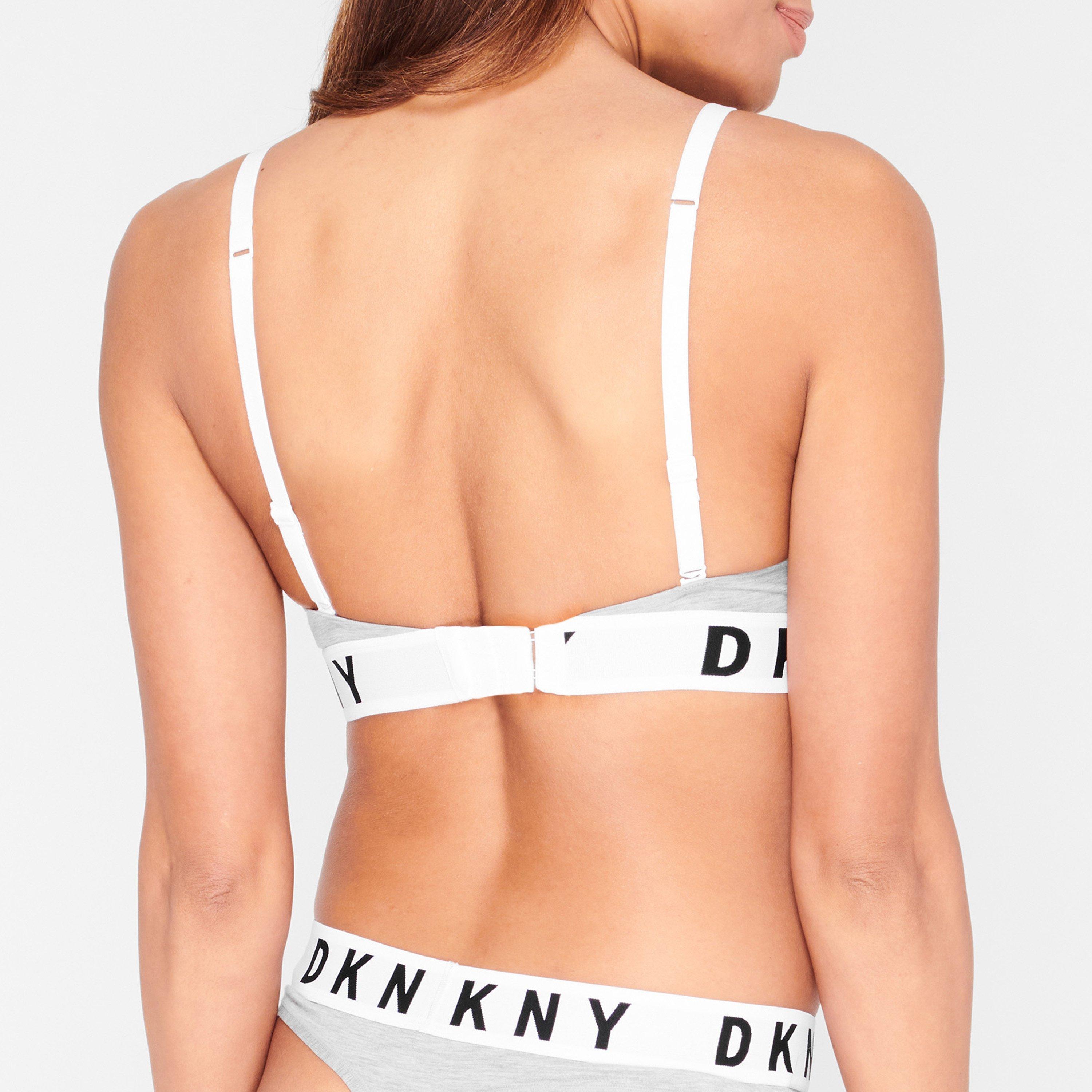 Grå - DKNY - Cozy Boyfriend Push Up Bra - 3
