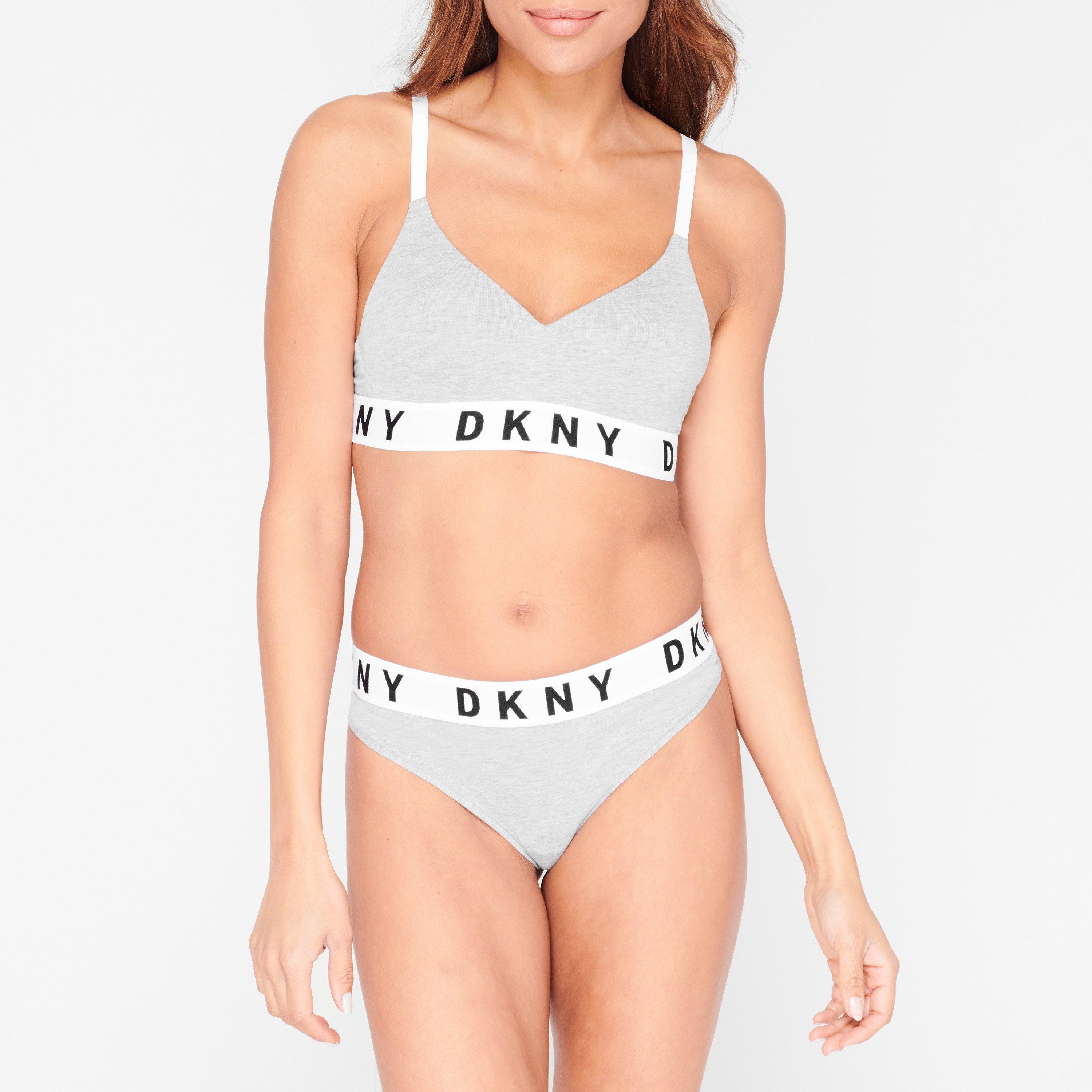 Grå - DKNY - Cozy Boyfriend Push Up Bra - 4