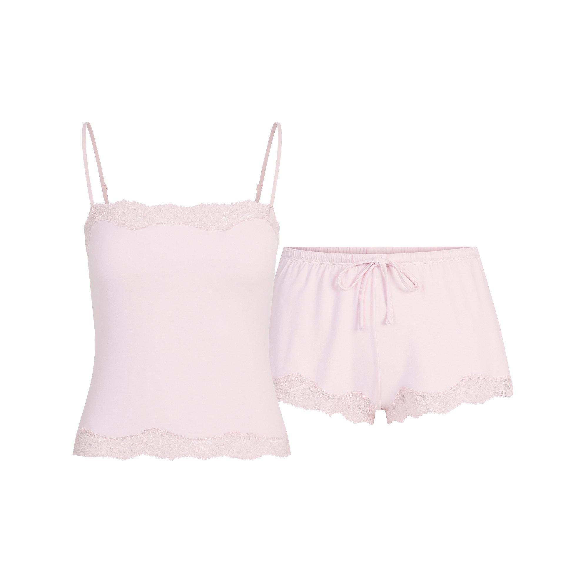 SKIMS Womens Sleep Cami & Short Set - BLOOM - Size 16 (XL)