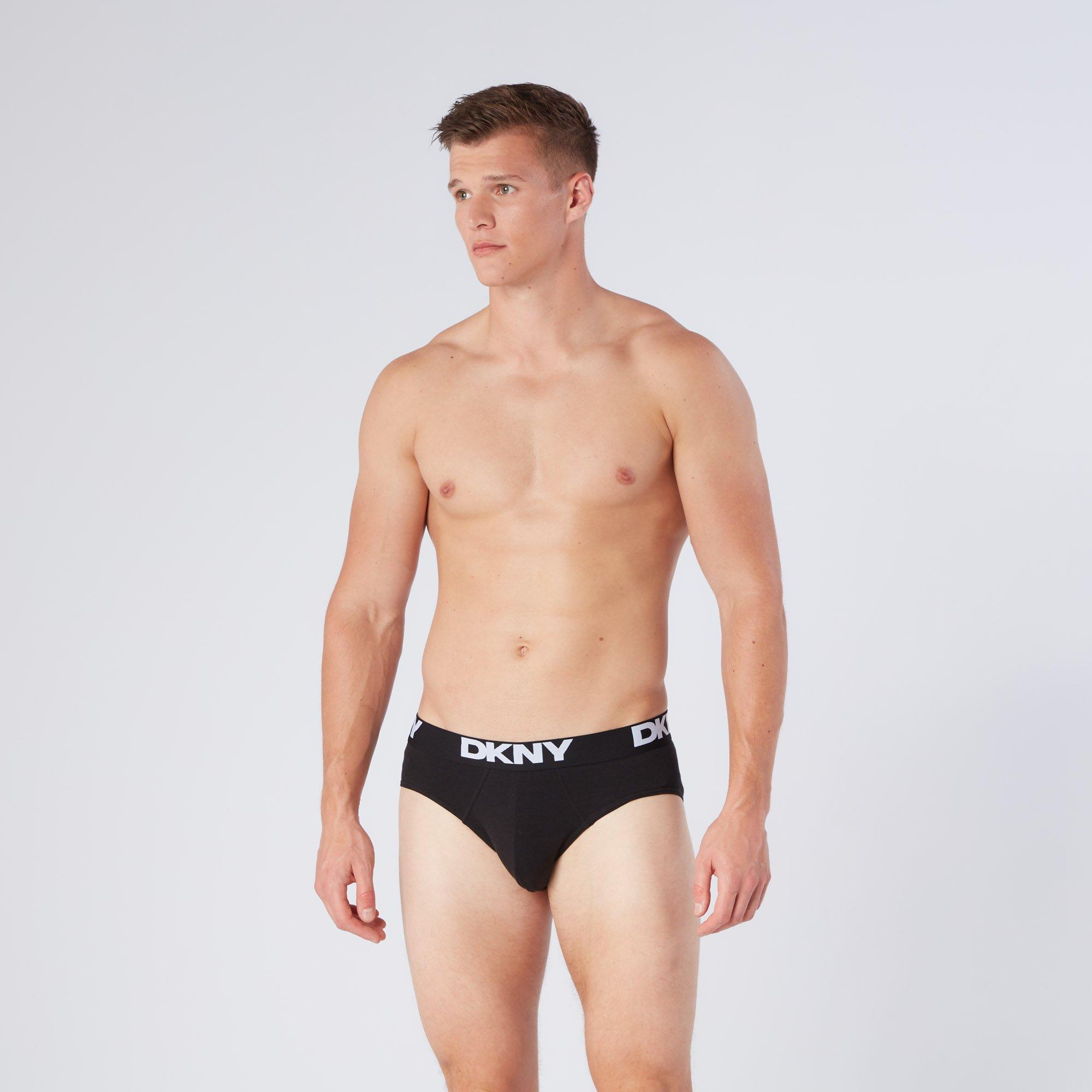 3er-Pack Schwarz - DKNY - Mens Briefs Kelso - 4