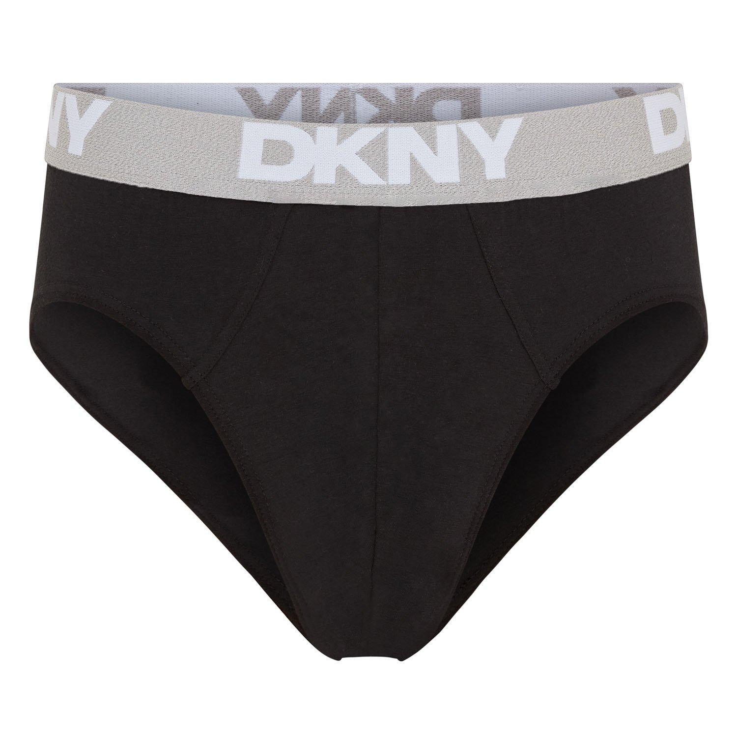 Black/White/Gry - DKNY - Mens Briefs Kelso - 2
