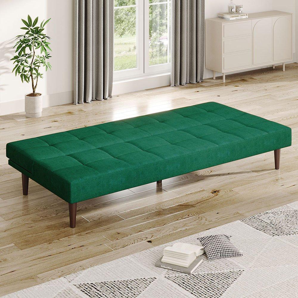 Green - Kabinet UK - Contemporary Convertible Sofa Bed - 2
