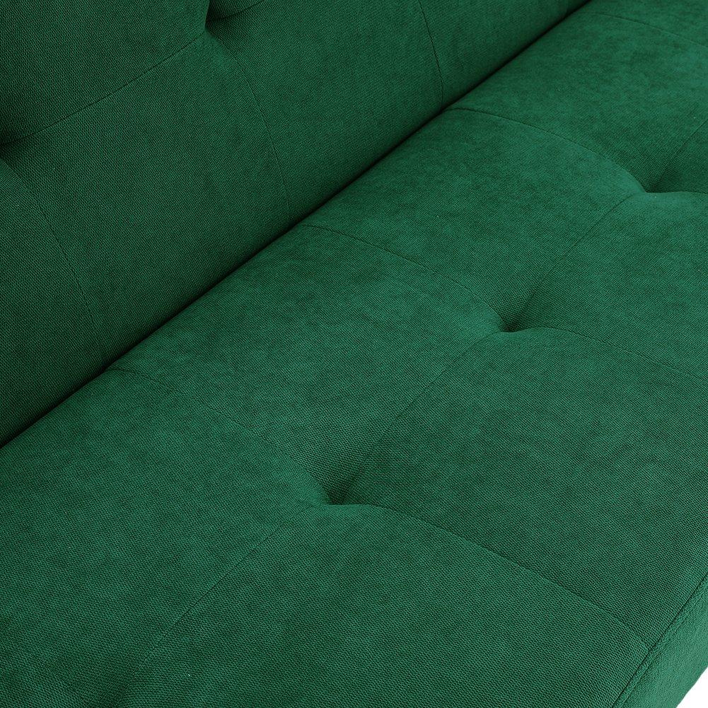 Green - Kabinet UK - Contemporary Convertible Sofa Bed - 8