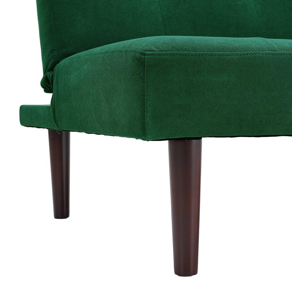 Green - Kabinet UK - Contemporary Convertible Sofa Bed - 9