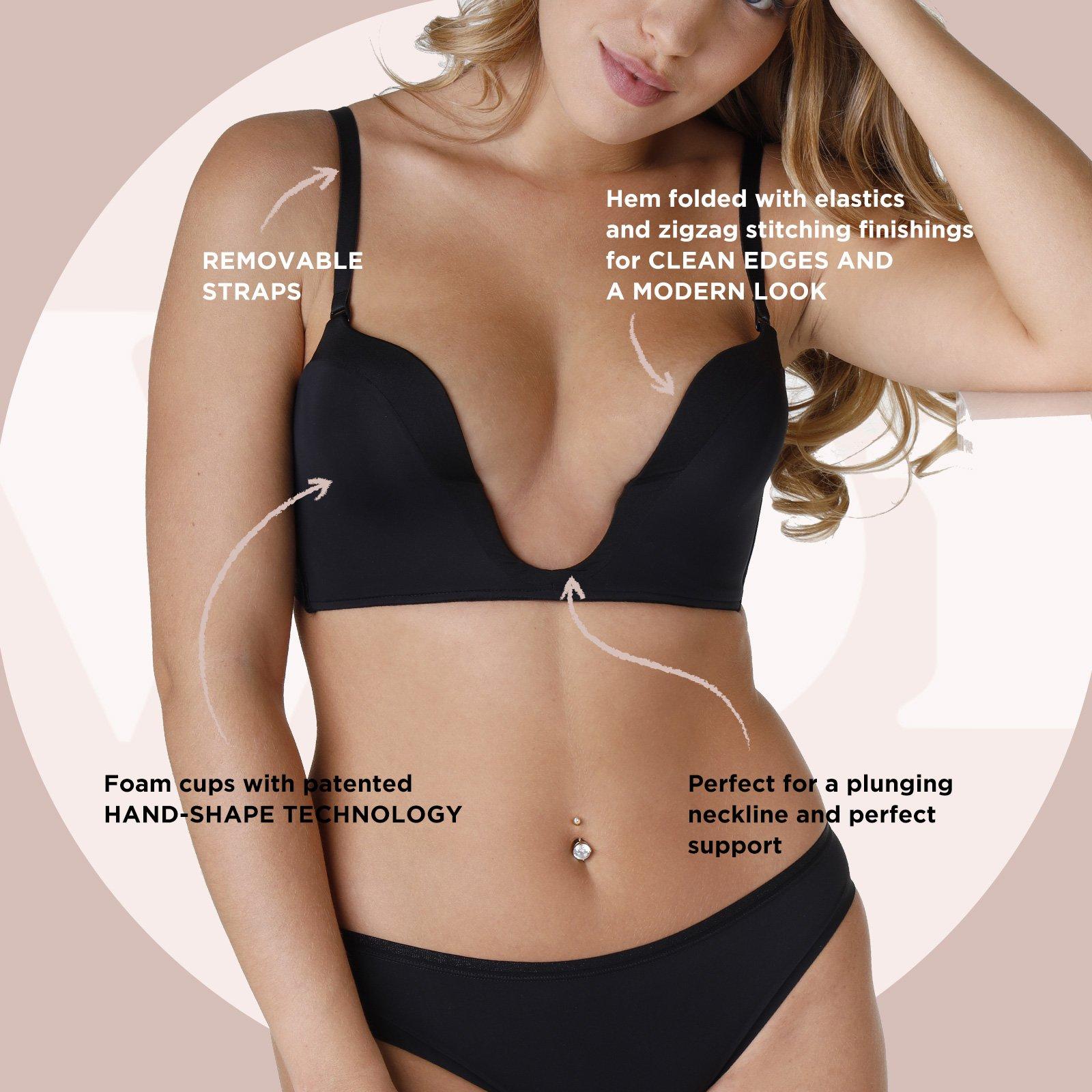 Black - Wonderbra - Ultimate plunge bra - 2