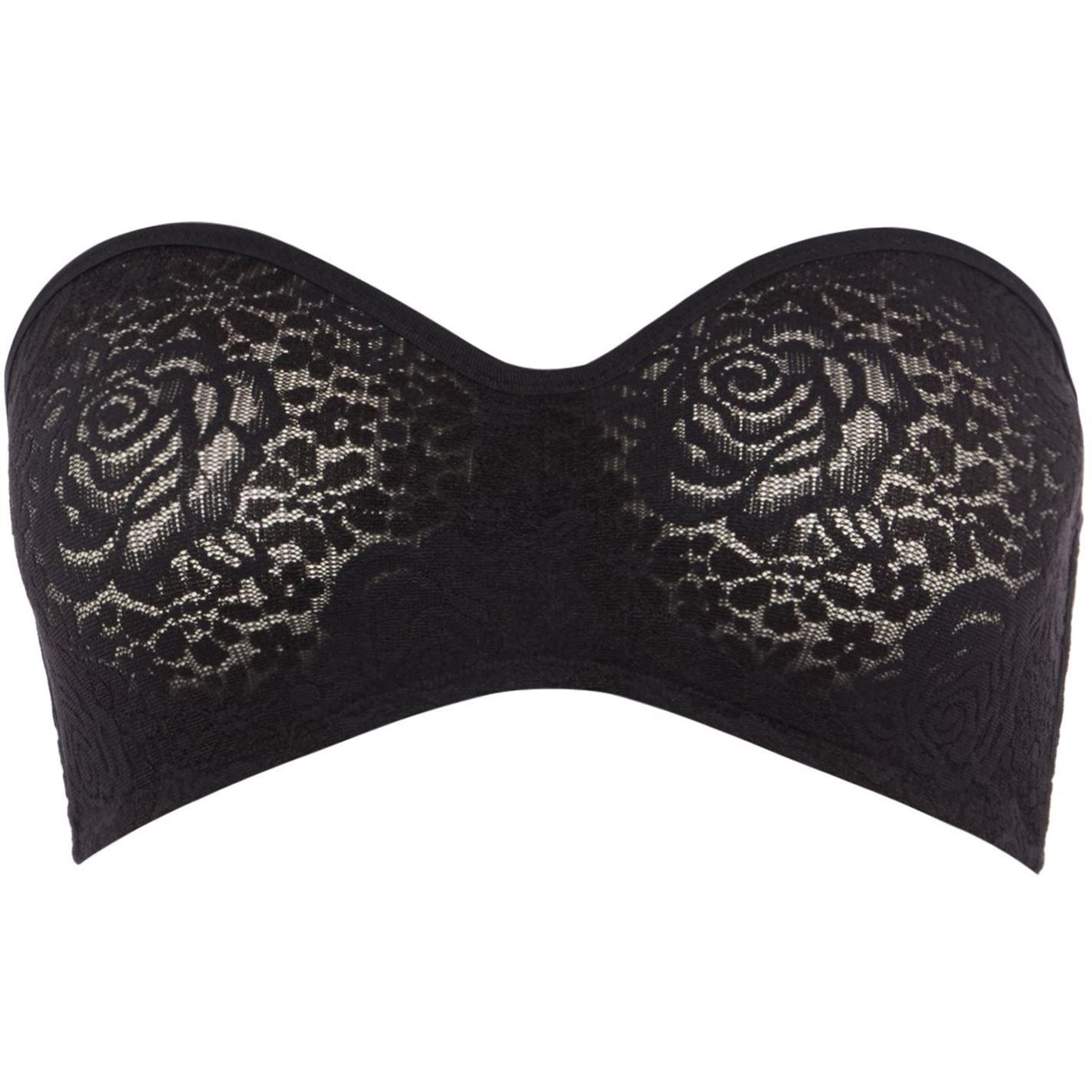 BLK Black - Wacoal - Halo Lace Underwired Strapless Bra - 4