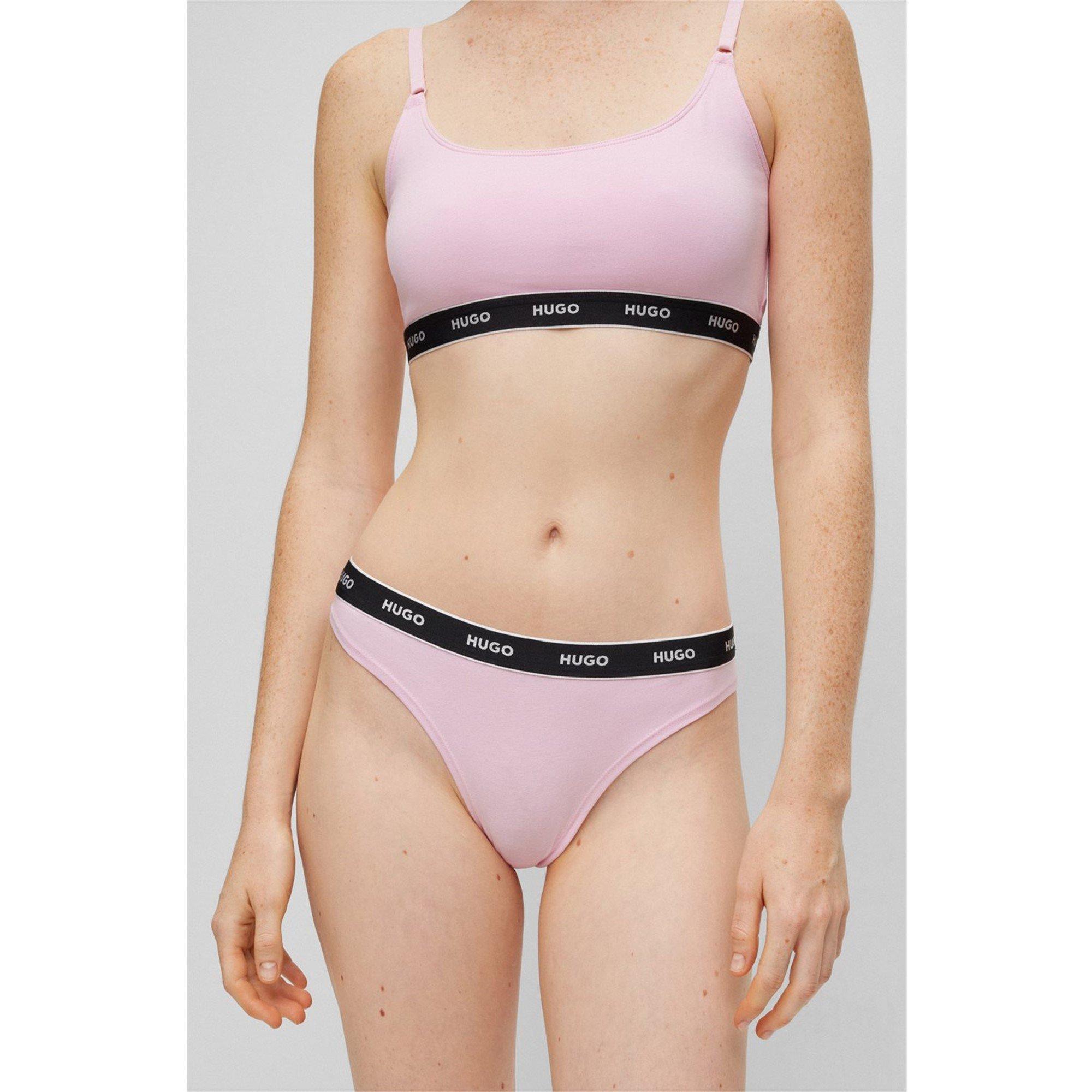 Hugo Women's Regular Rise Thong - Pastel Pink - 16(XXL)