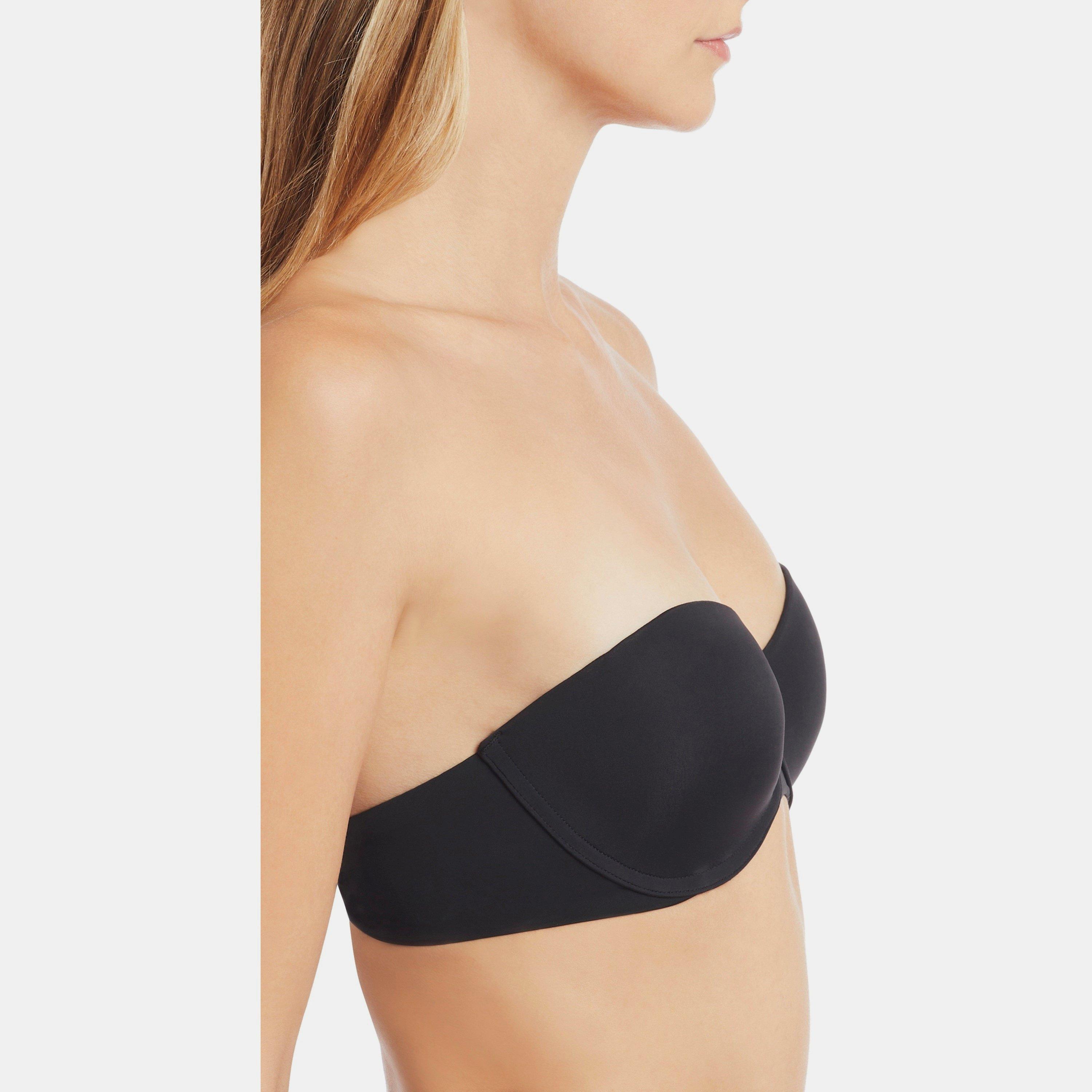 Black - Lauren by Ralph Lauren - Women's Bandeau Multiway Bra - 4