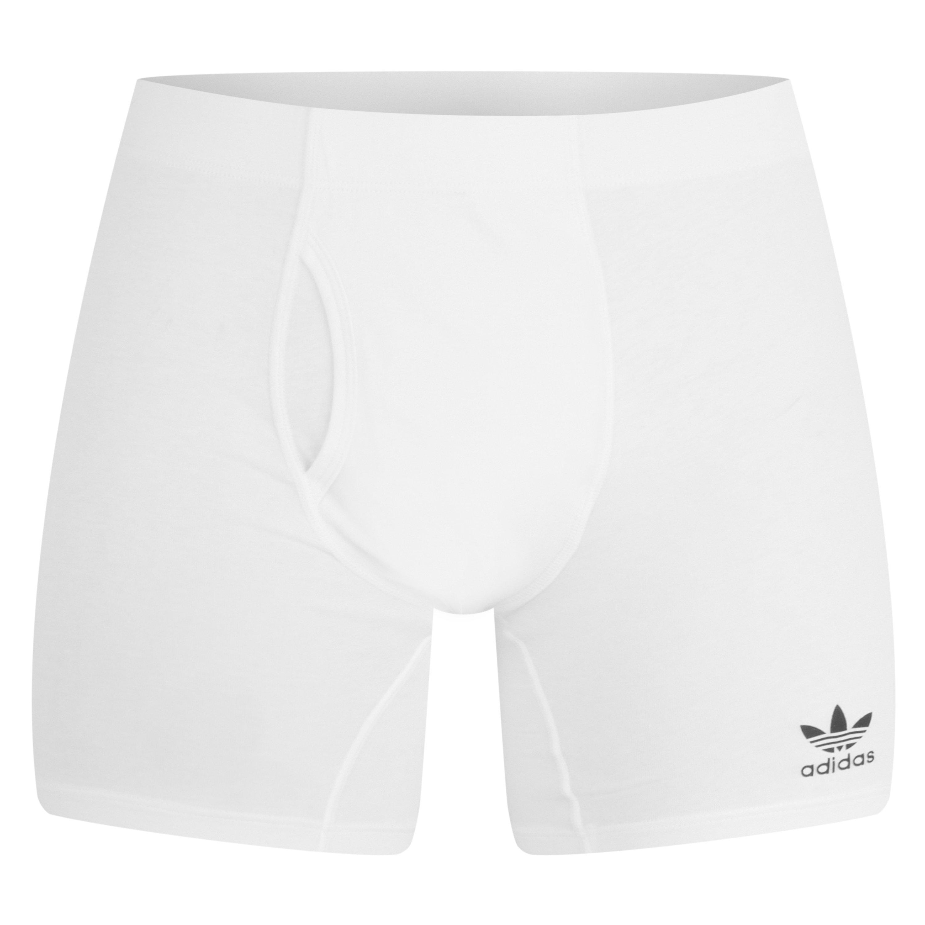 Hvid - adidas Originals - Originals Comfort Flex Cotton 3-Stripe Boxers - 7