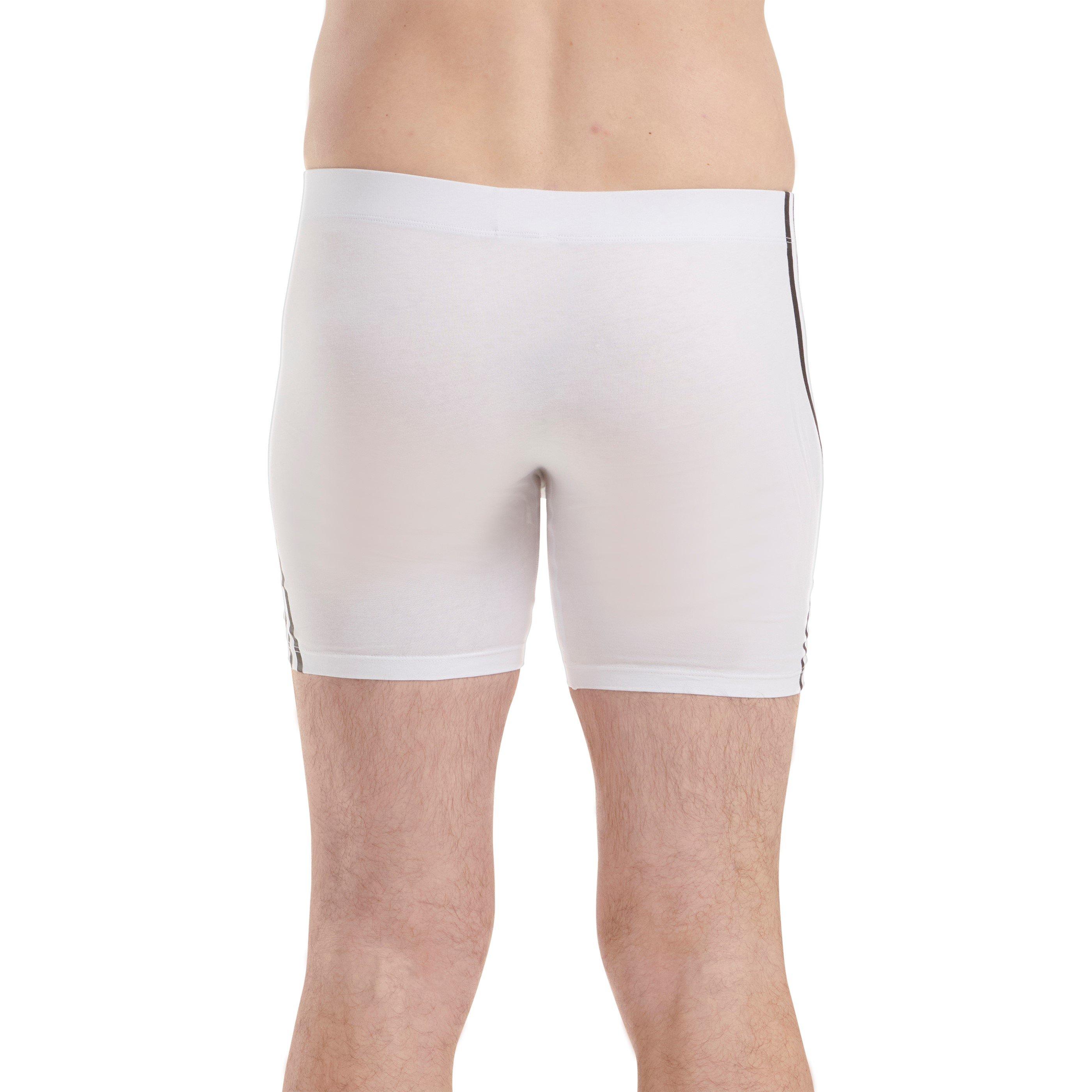 Hvid - adidas Originals - Originals Comfort Flex Cotton 3-Stripe Boxers - 5