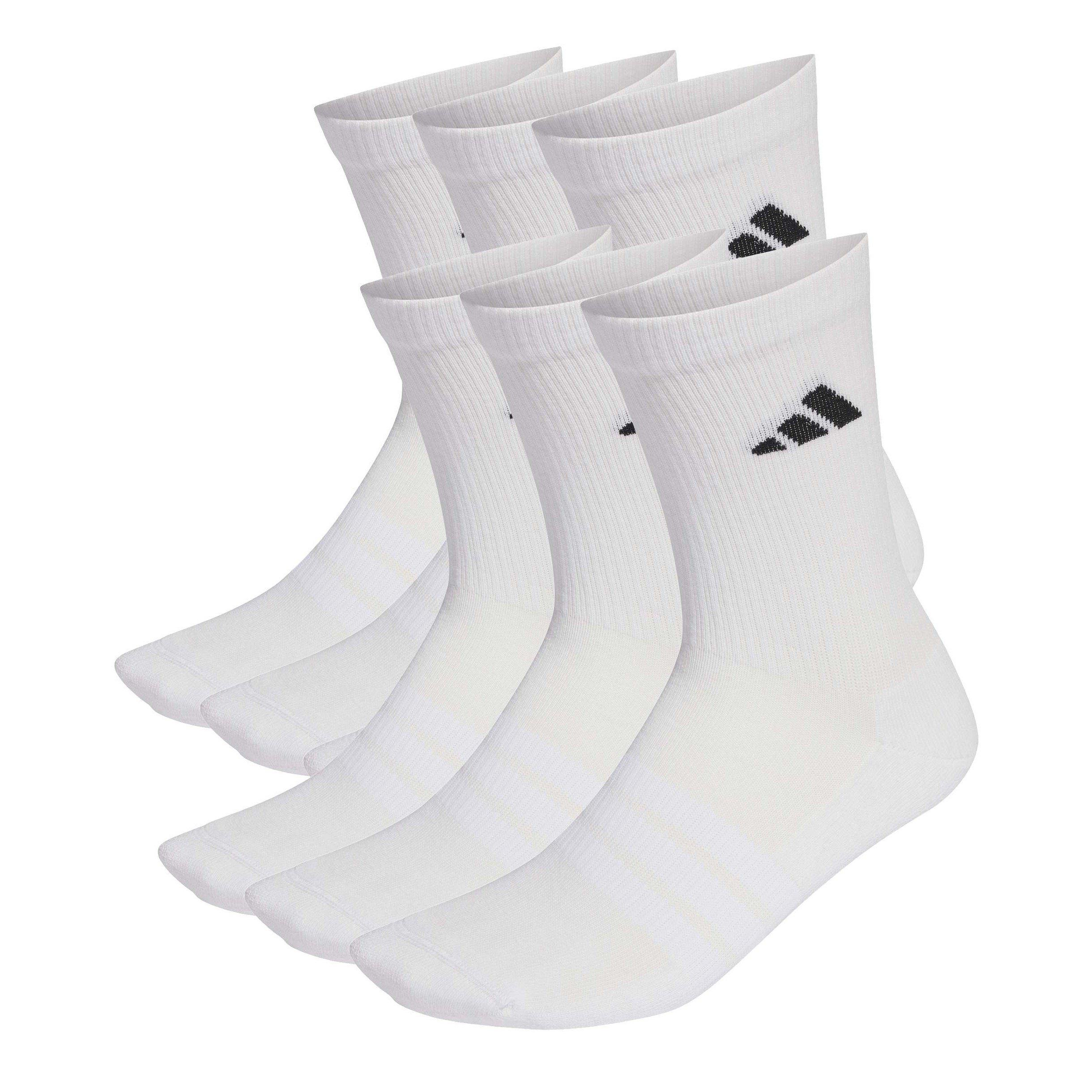 White/Black - adidas - C Spw Crw 6p Crew Sock Unisex Kids - 2