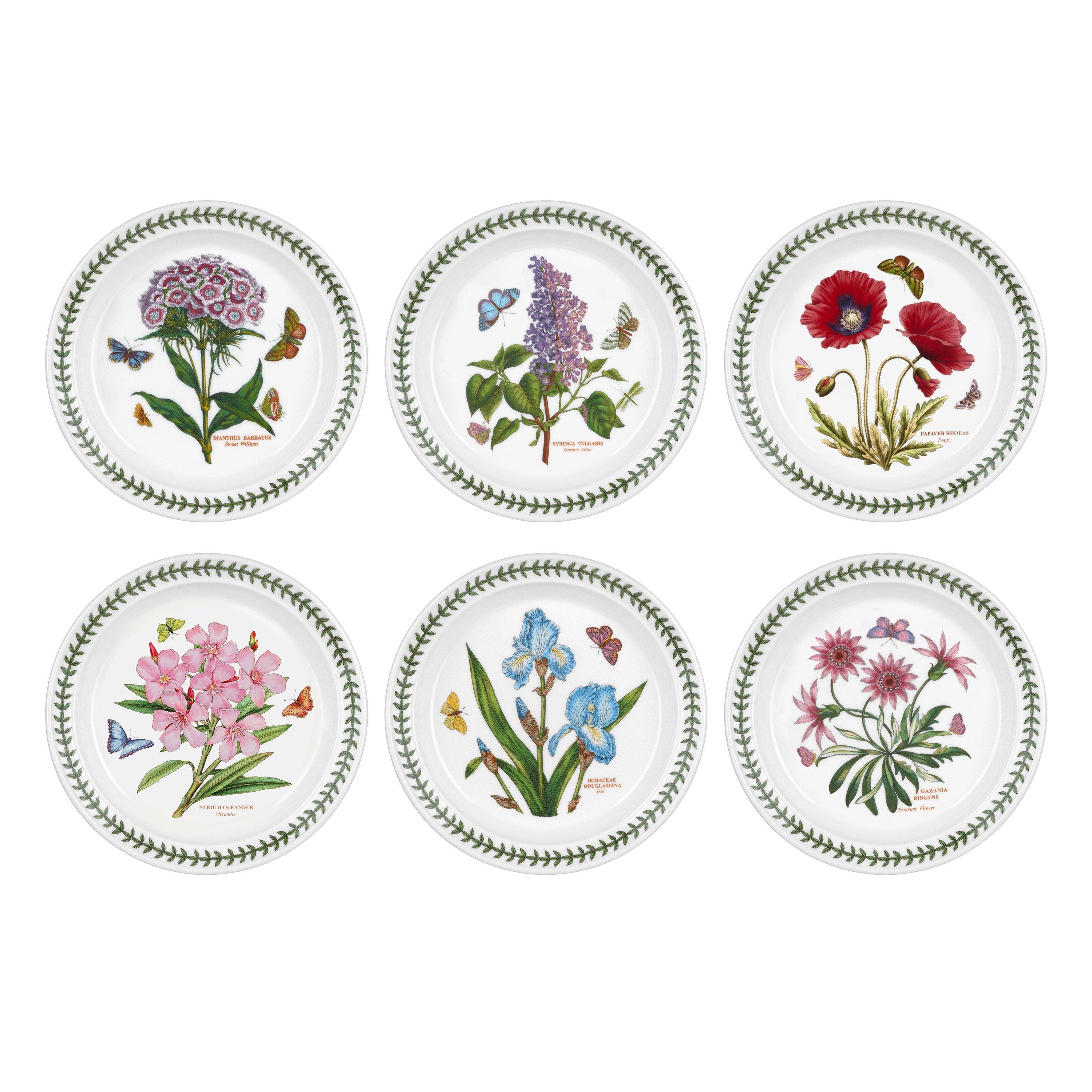 Portmeirion Botanic Garden  Botanic Garden Set Of 6 Plates - Neutral