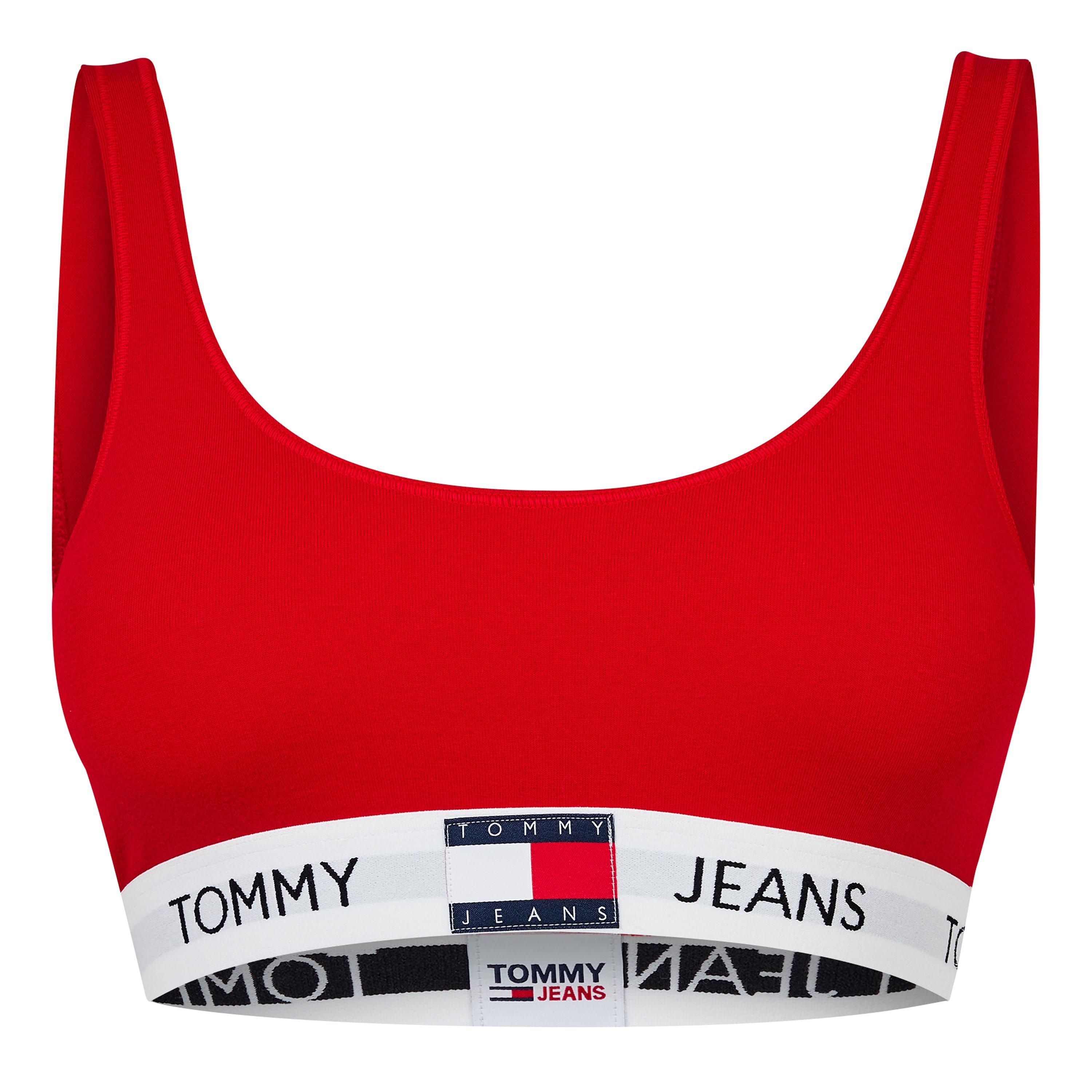 Tommy Hilfiger Women's Tommy Bodywear Unlined Bralette - Deep Crimson - 14 (L)