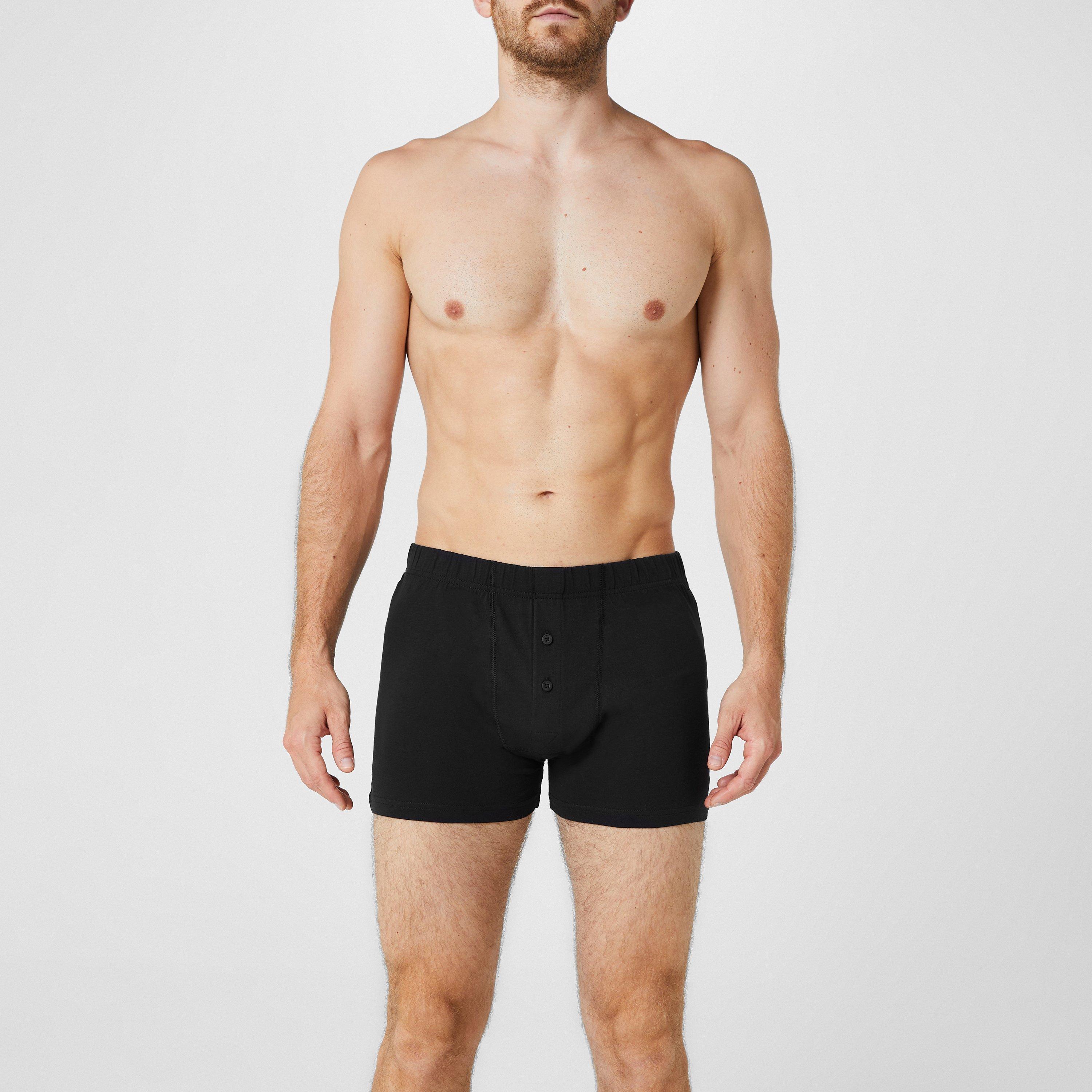 Crna - Donnay - Mens Comfort-Fit Boxer 5-Pack - 2