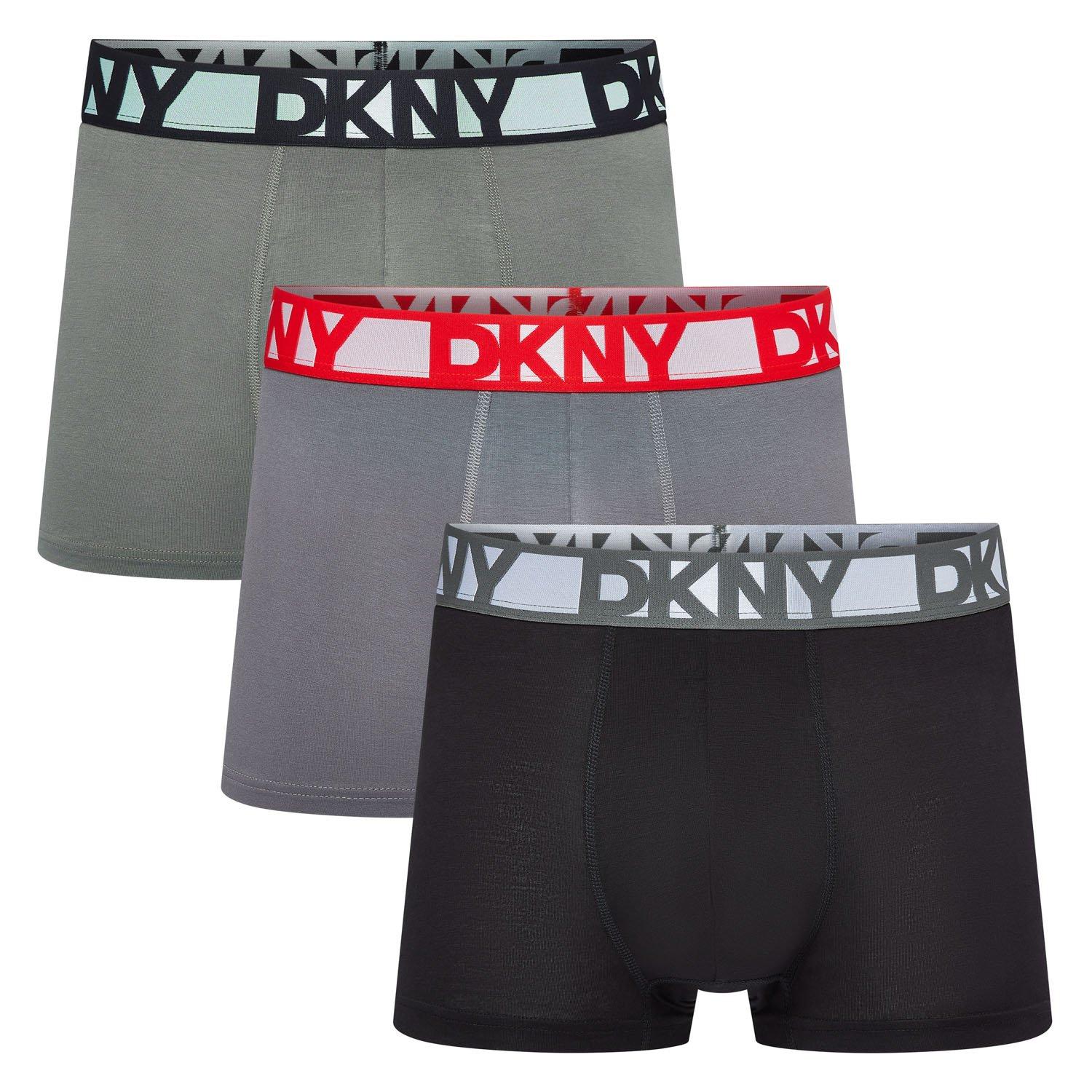 DKNY Mens 3 pack Trunks Malden