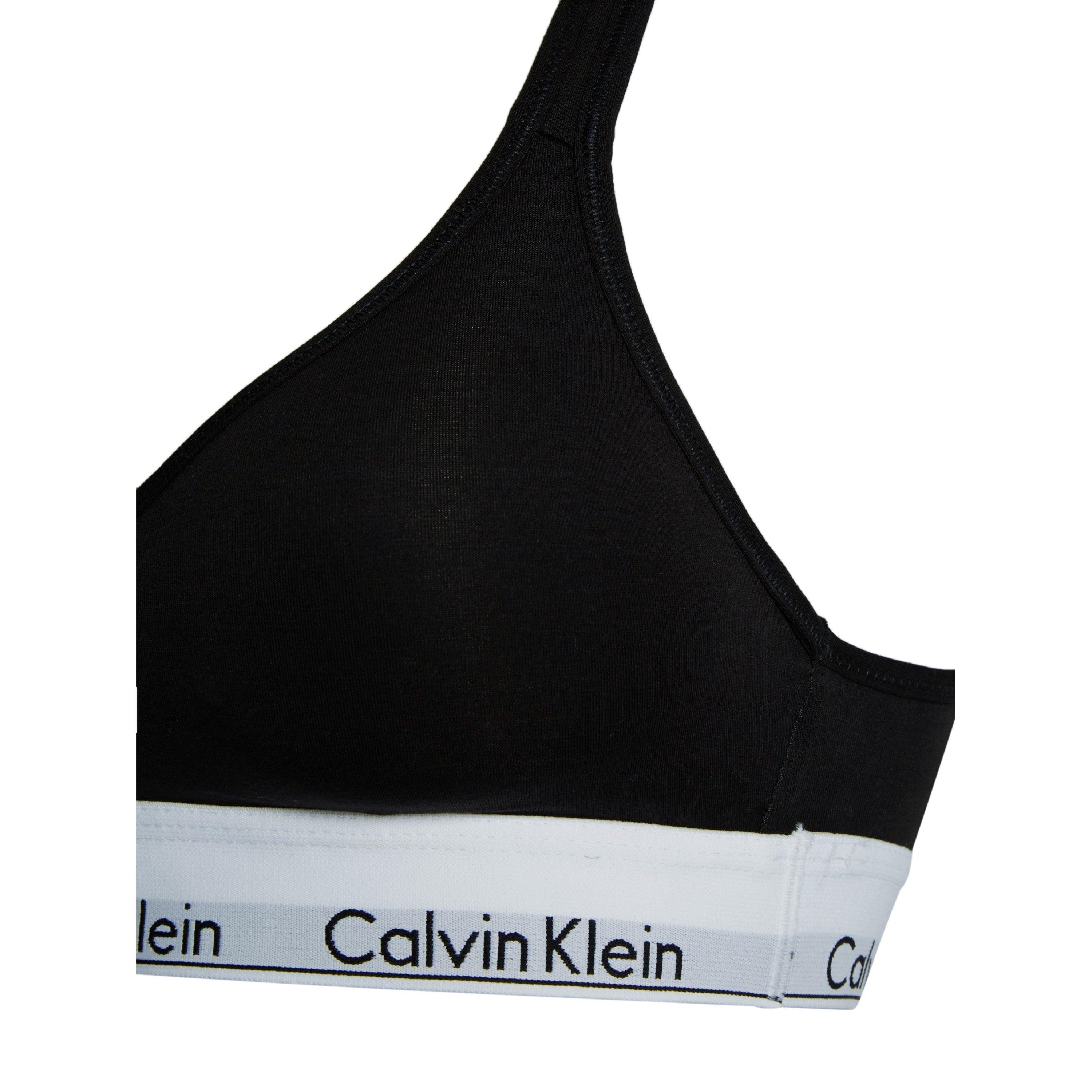 Zwart - Calvin Klein - cotton bralette lightly lined - 3