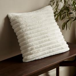 Catherine Lansfield Cosy Ribbed Faux Fur Soft Touch Cushion
