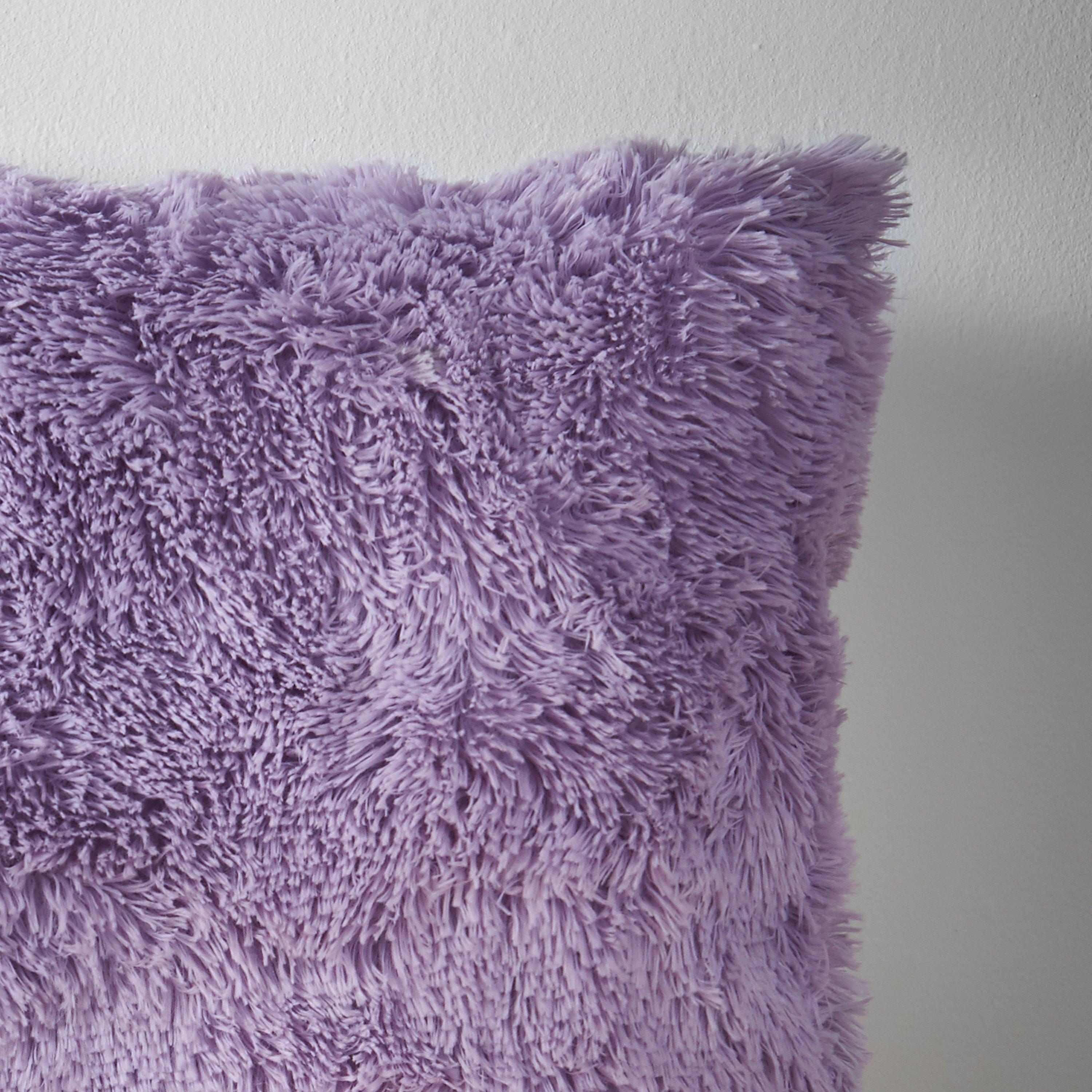 Heather - Catherine Lansfield - Cuddly Deep Pile Faux Fur Cushion - 3