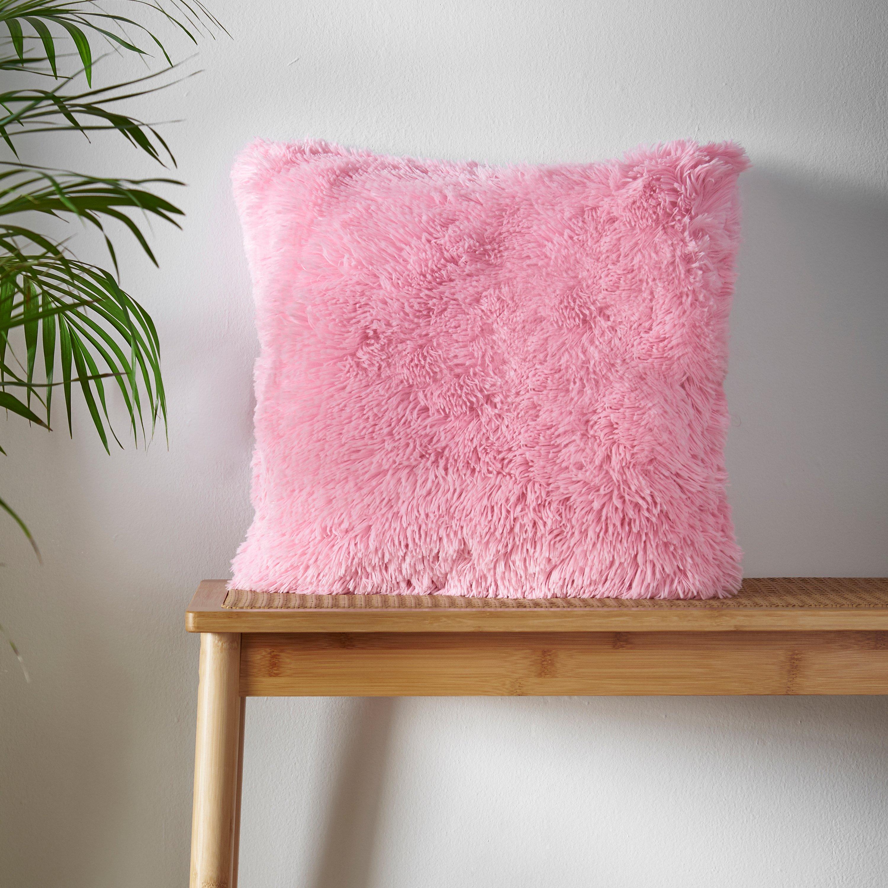 Cuddly Deep Pile Faux Fur Cushion