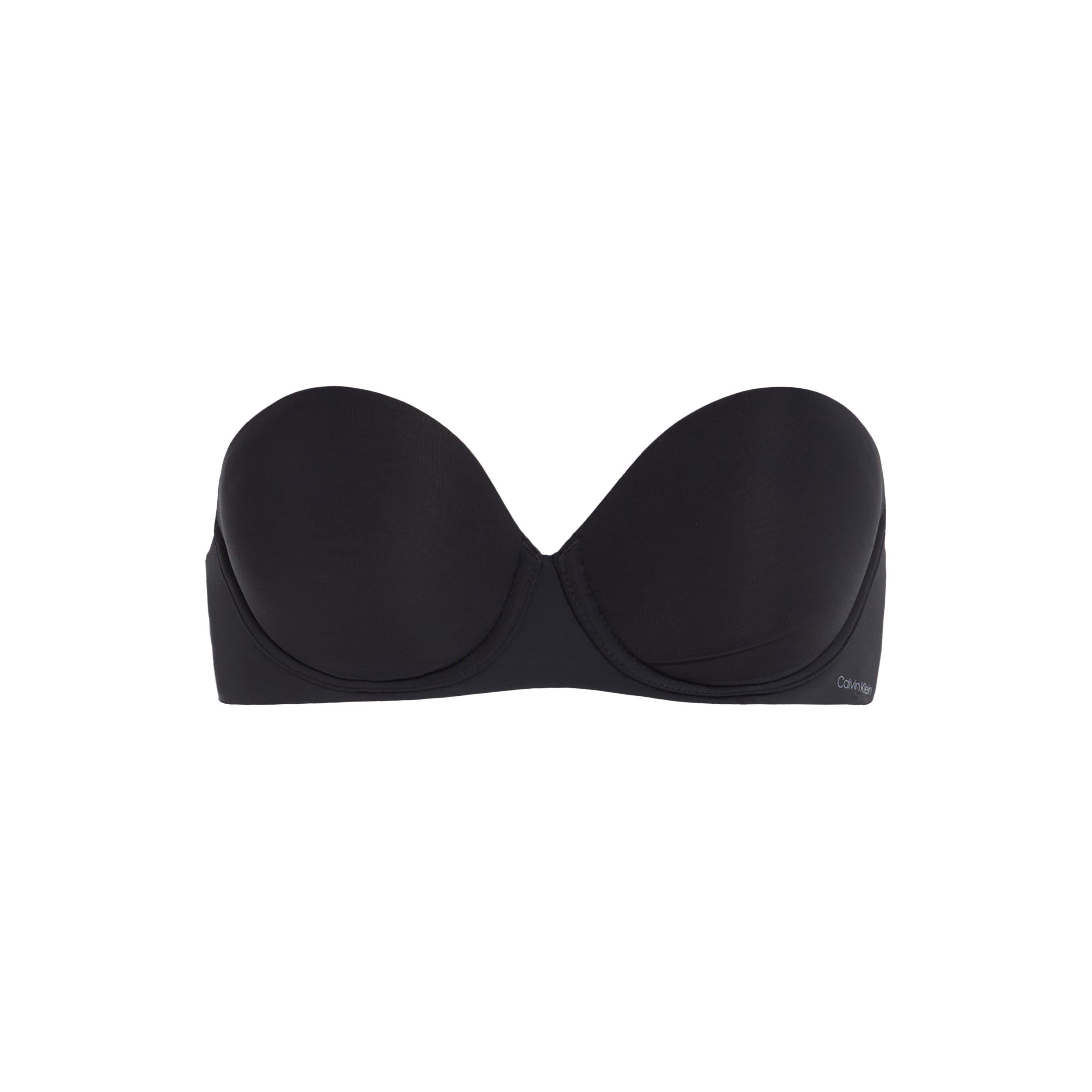Zwart - Calvin Klein - Push Up Strapless Bra - 5