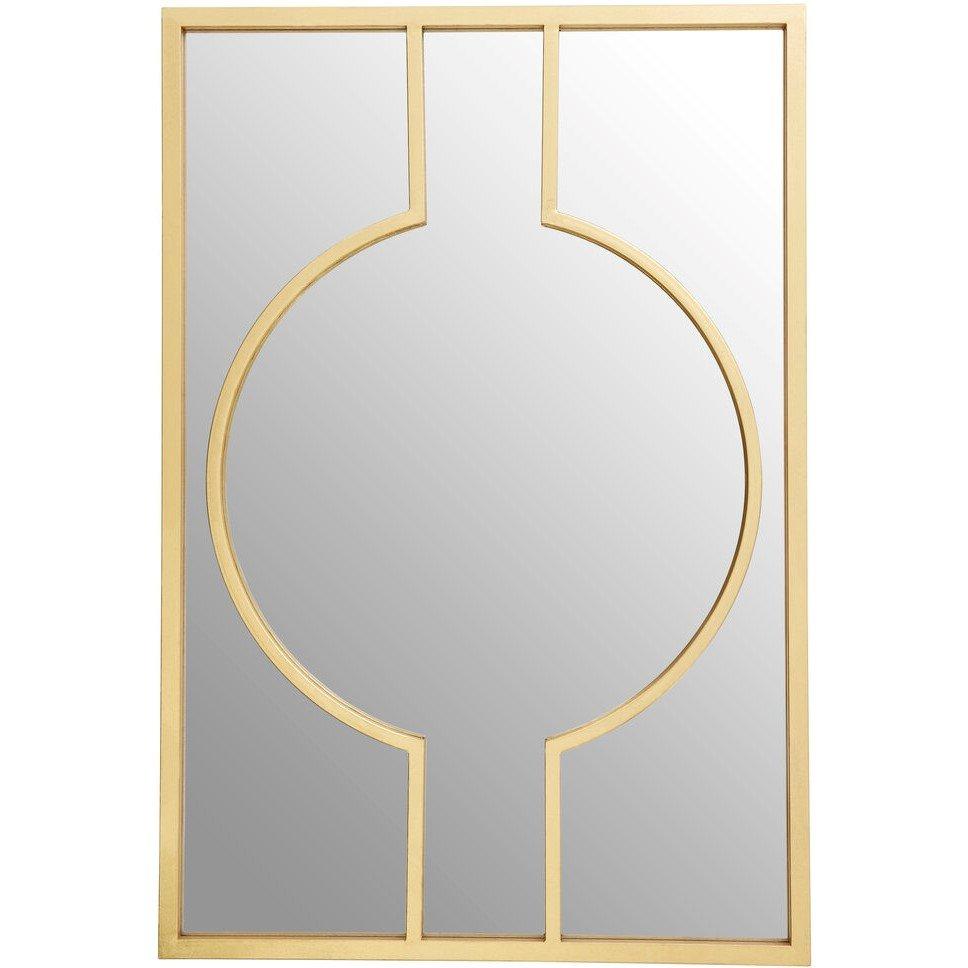 Interiors By Premier  Farran Deco Wall Mirror - Gold