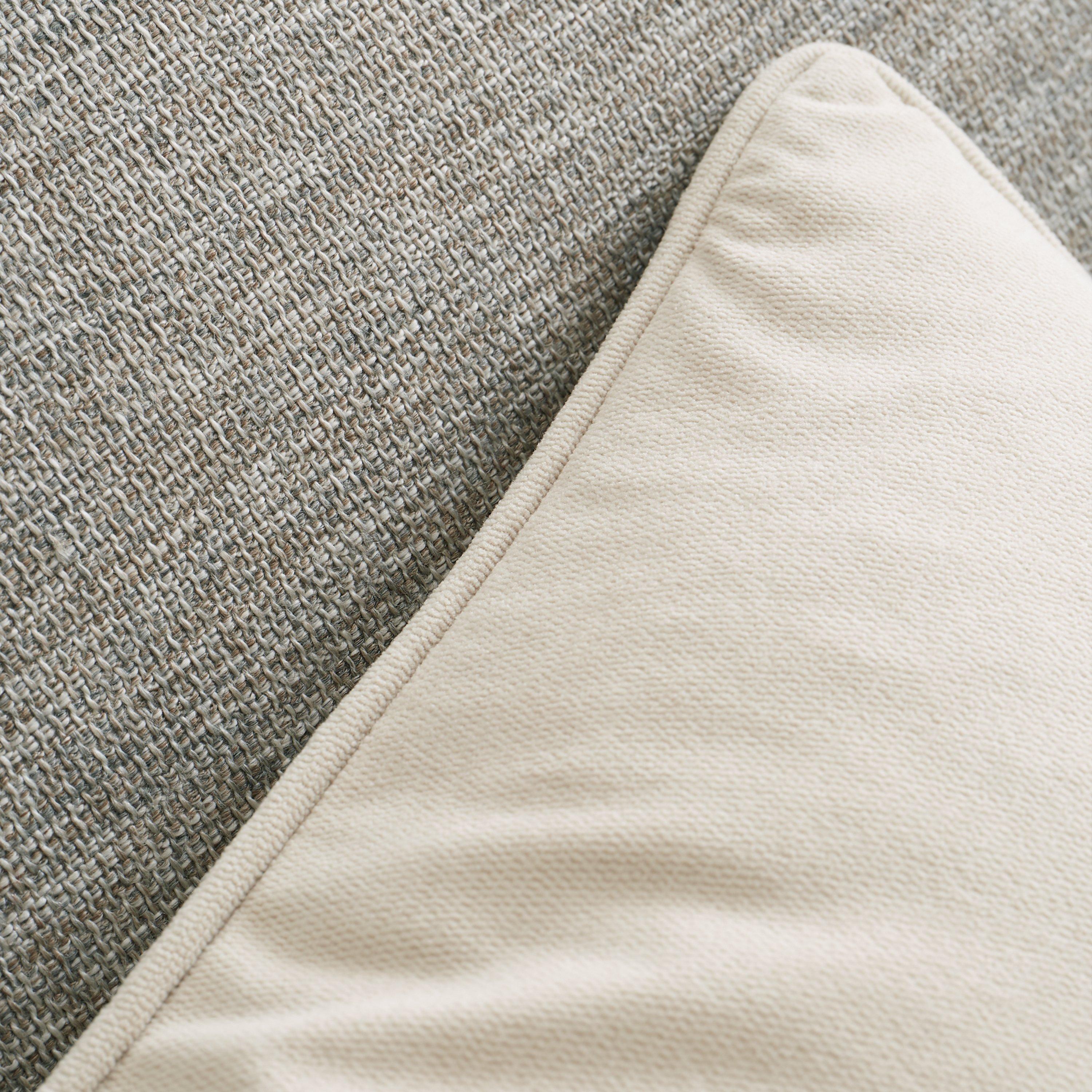 Natural - Catherine Lansfield - Wilson Velvet Cushion - 2