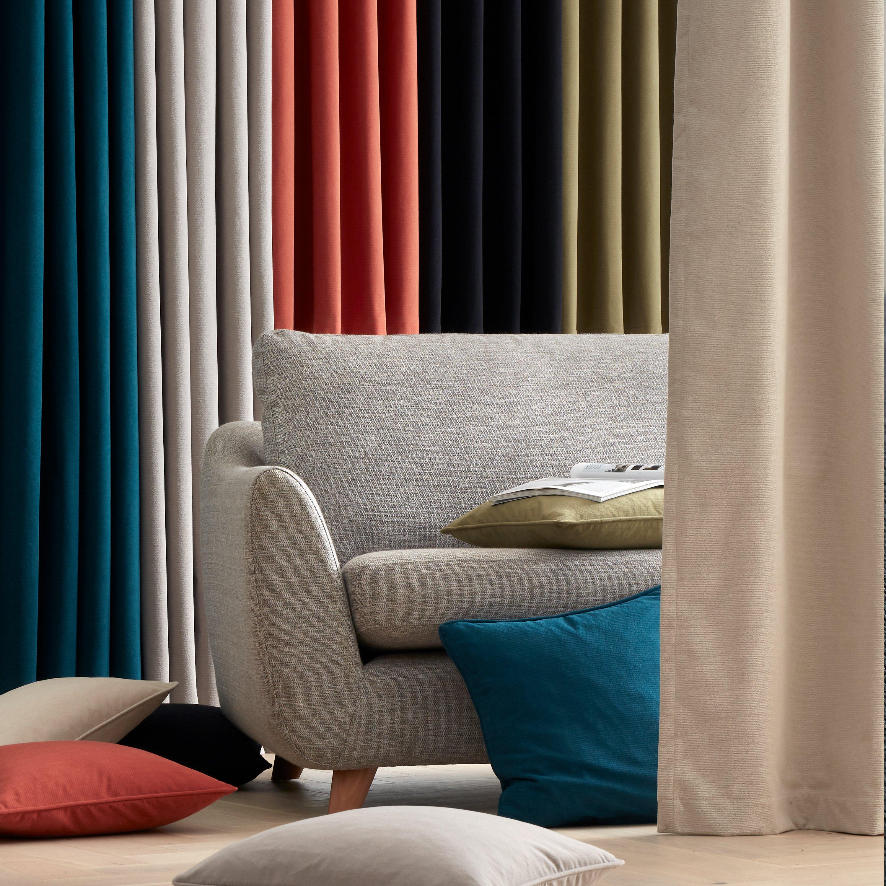 Natural - Catherine Lansfield - Wilson Velvet Cushion - 4