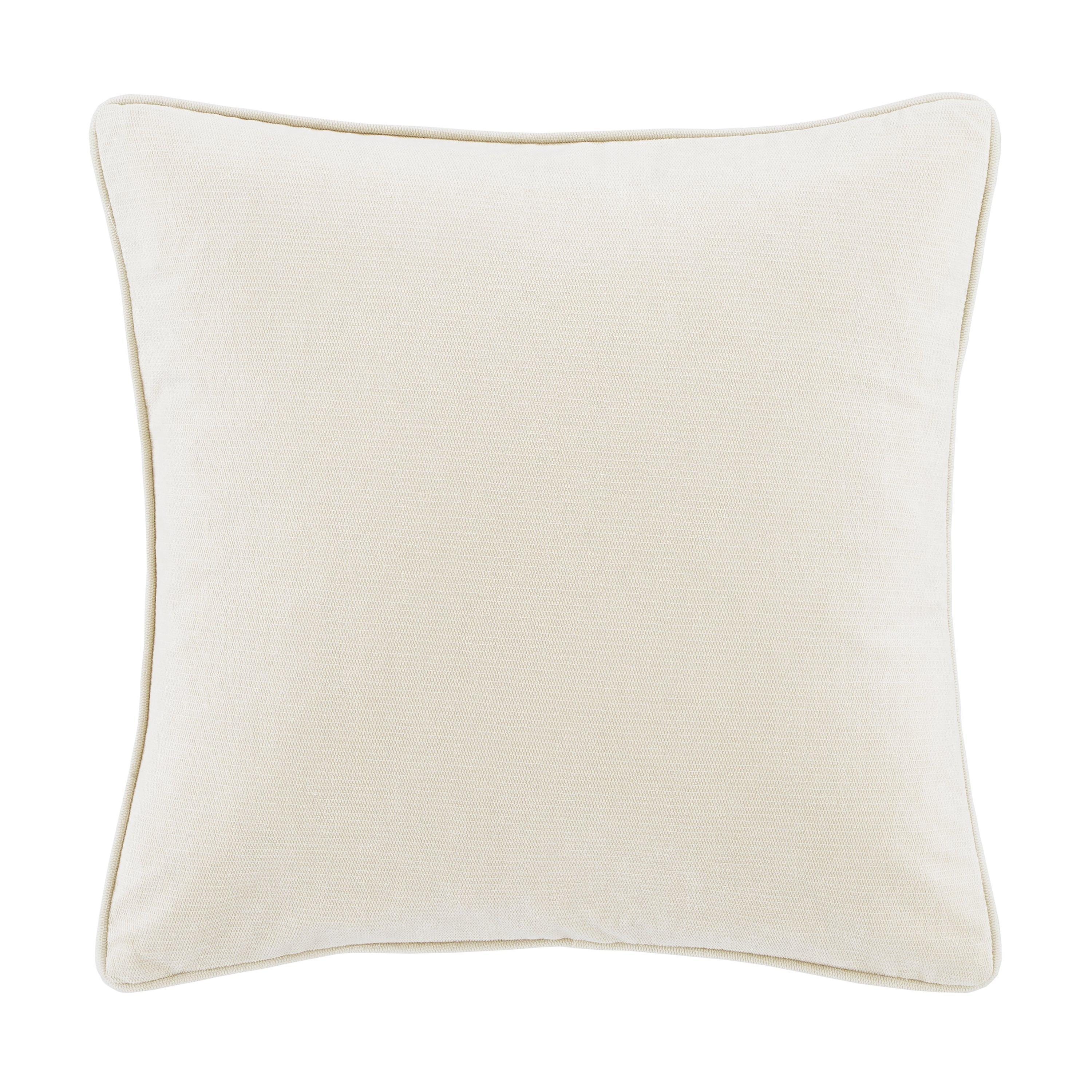 Natural - Catherine Lansfield - Wilson Velvet Cushion - 5