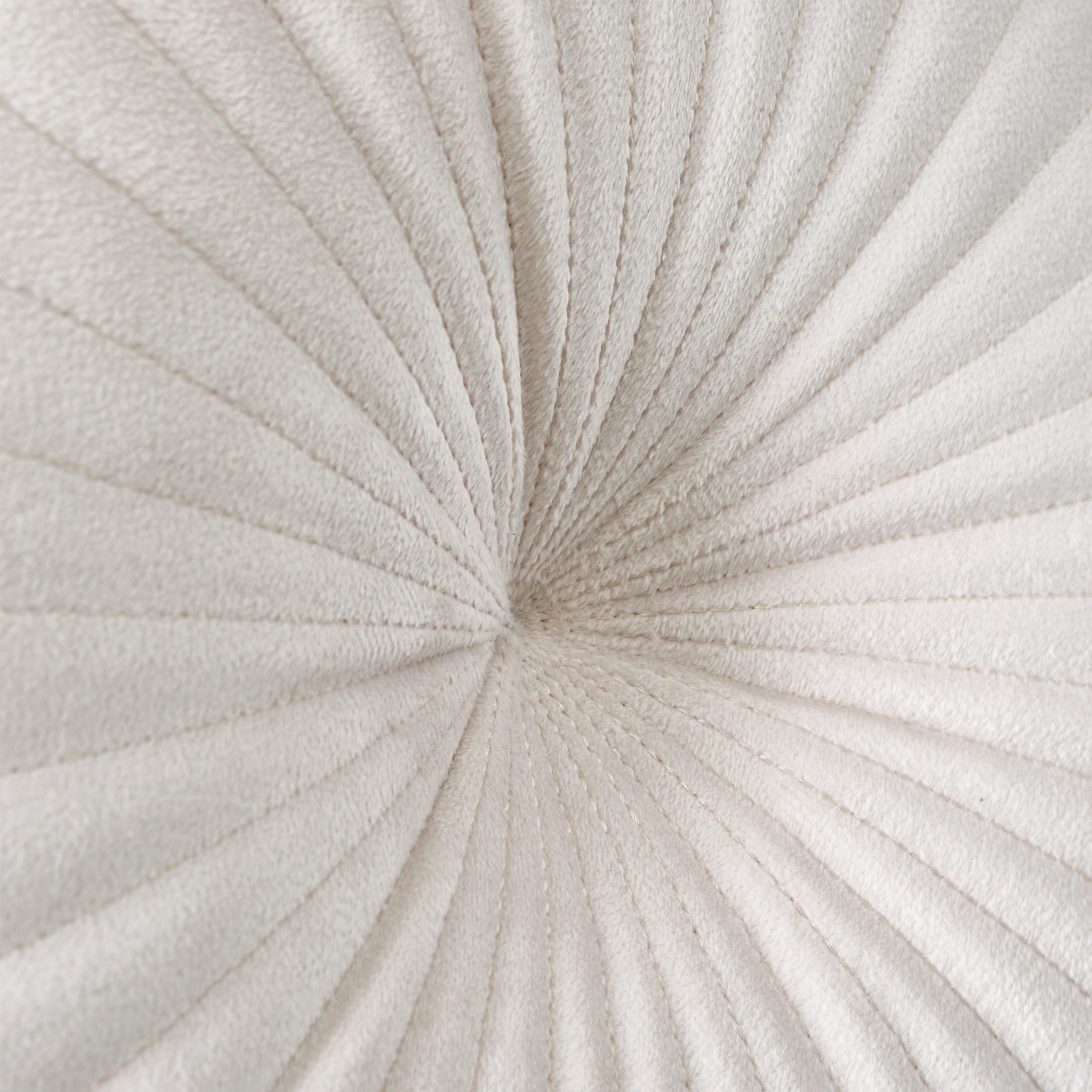 Natural - Catherine Lansfield - Round Cushion Soft Touch Cushion - 2