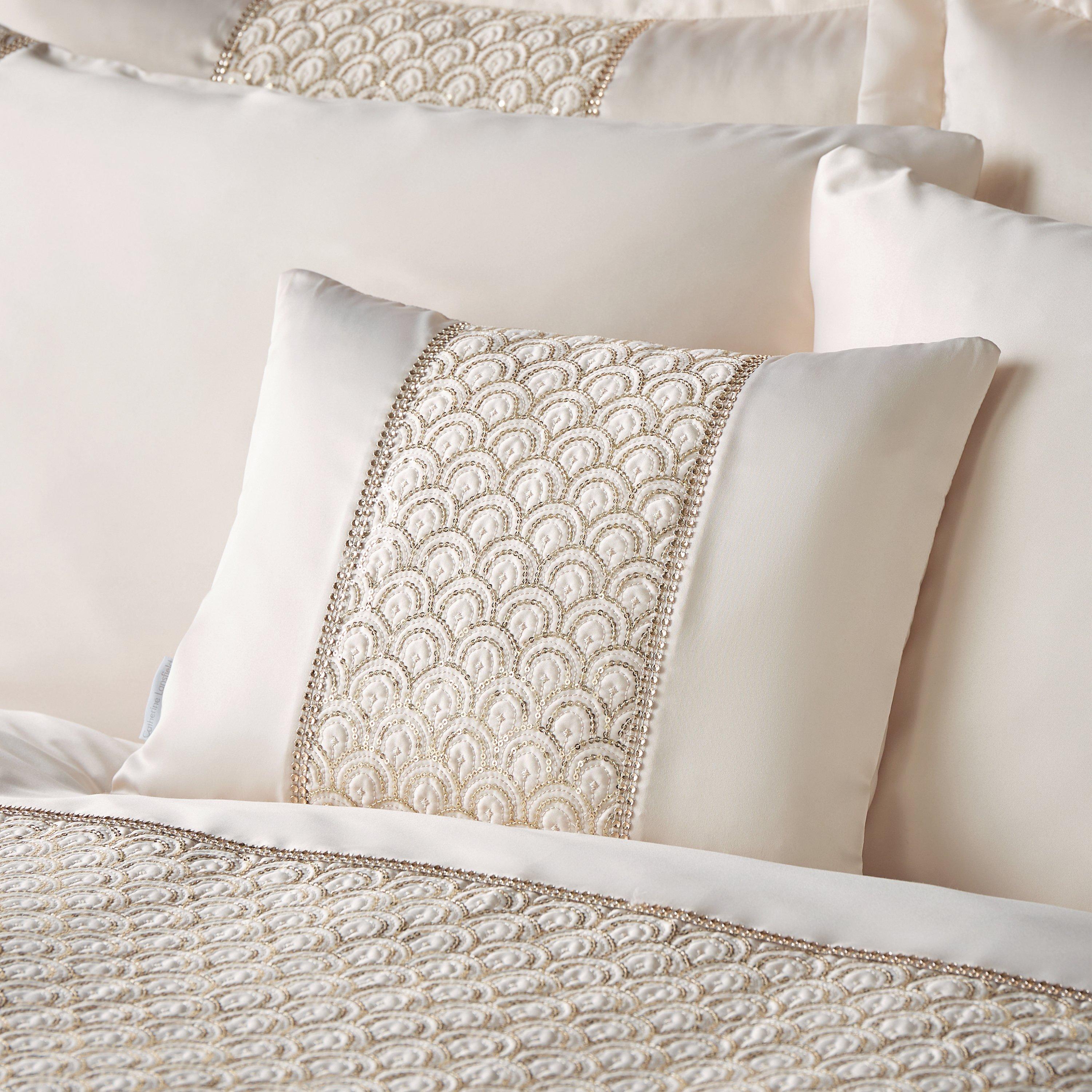 Unisex Adults Deco Sequin Cushion