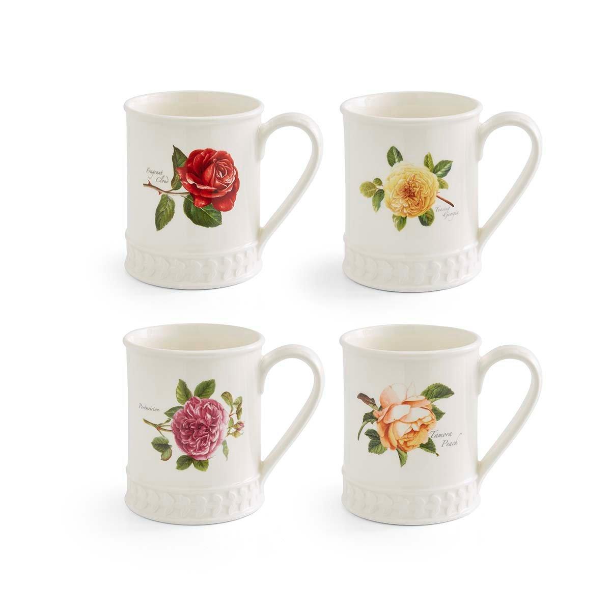 Multi - Portmeirion Botanic Garden - Botanic Roses Set of 4 Tankards - 1