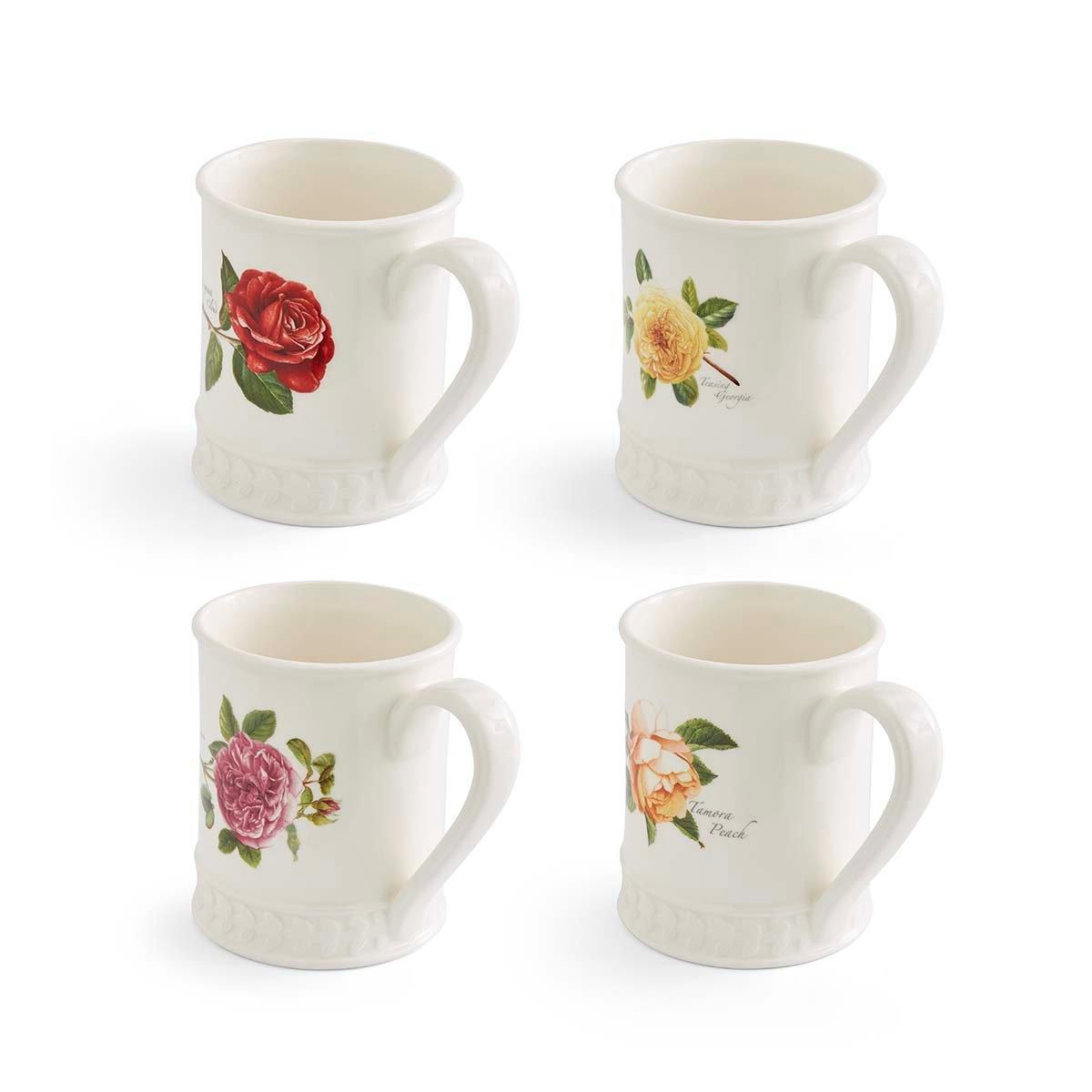 Multi - Portmeirion Botanic Garden - Botanic Roses Set of 4 Tankards - 2