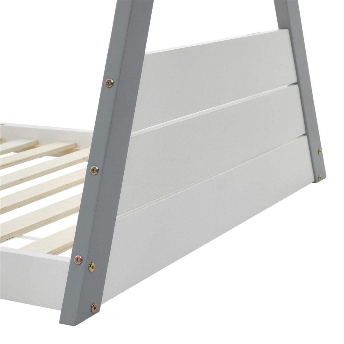 White Grey - Kabinet UK - Montessori Kid beds Floor Bed - 6