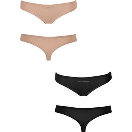 Emporio Armani 2 Pack Basic Thongs