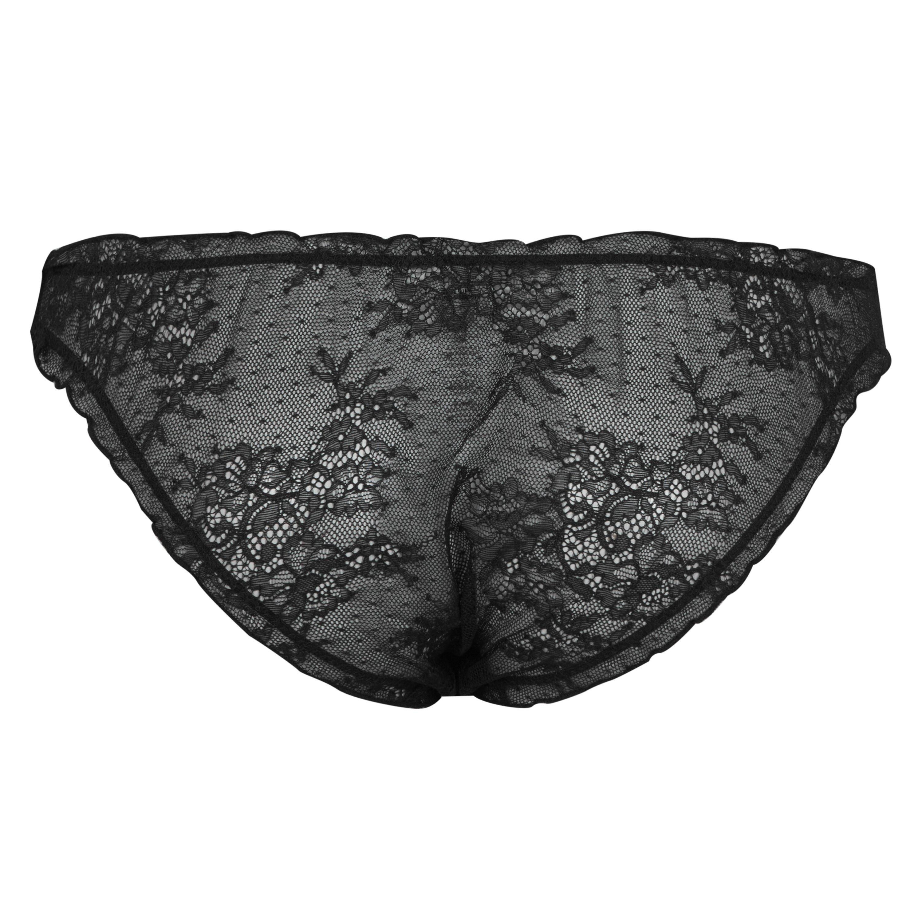 Black - Love Stories - Lola Lace Briefs - 2