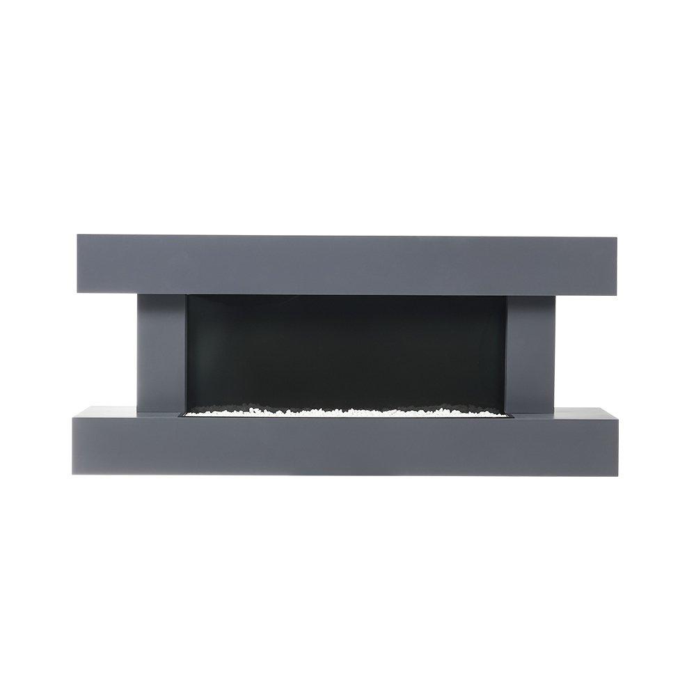 Black - Kabinet UK - 52inch Wall Mounted Electric Fireplace with Remote - 2
